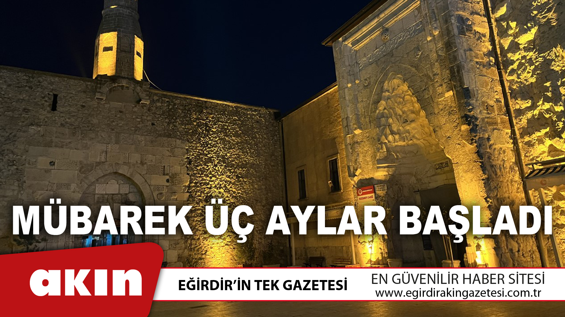 Mübarek Üç Aylar Başladı