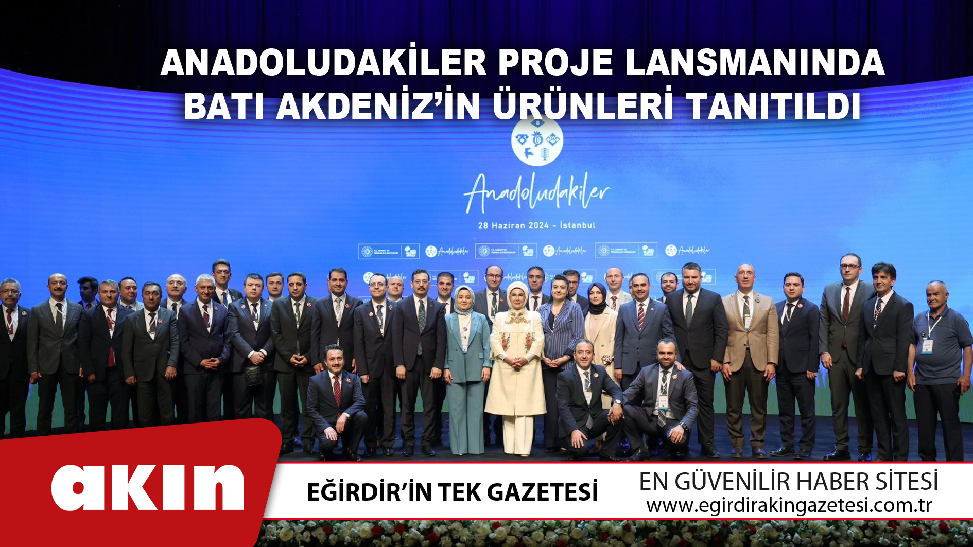 Anadoludakiler Proje Lansmanında Batı Akdeniz’in Ürünleri Tanıtıldı