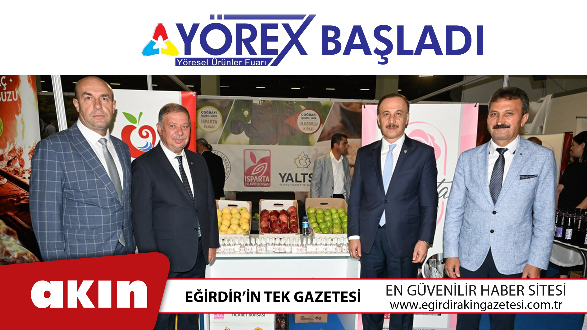 Yöresel Ürünler Fuarı (YÖREX) Başladı