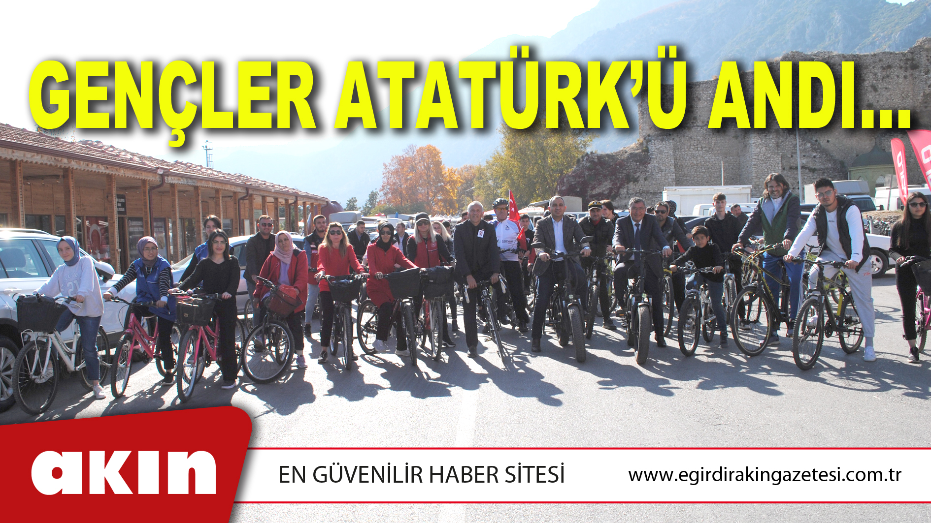 GENÇLER ATATÜRK’Ü ANDI…