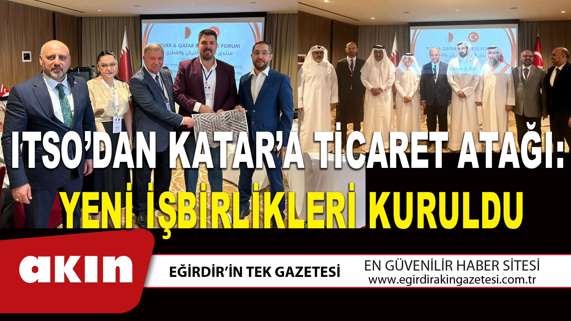 ITSO’DAN KATAR’A TİCARET ATAĞI: YENİ İŞBİRLİKLERİ KURULDU