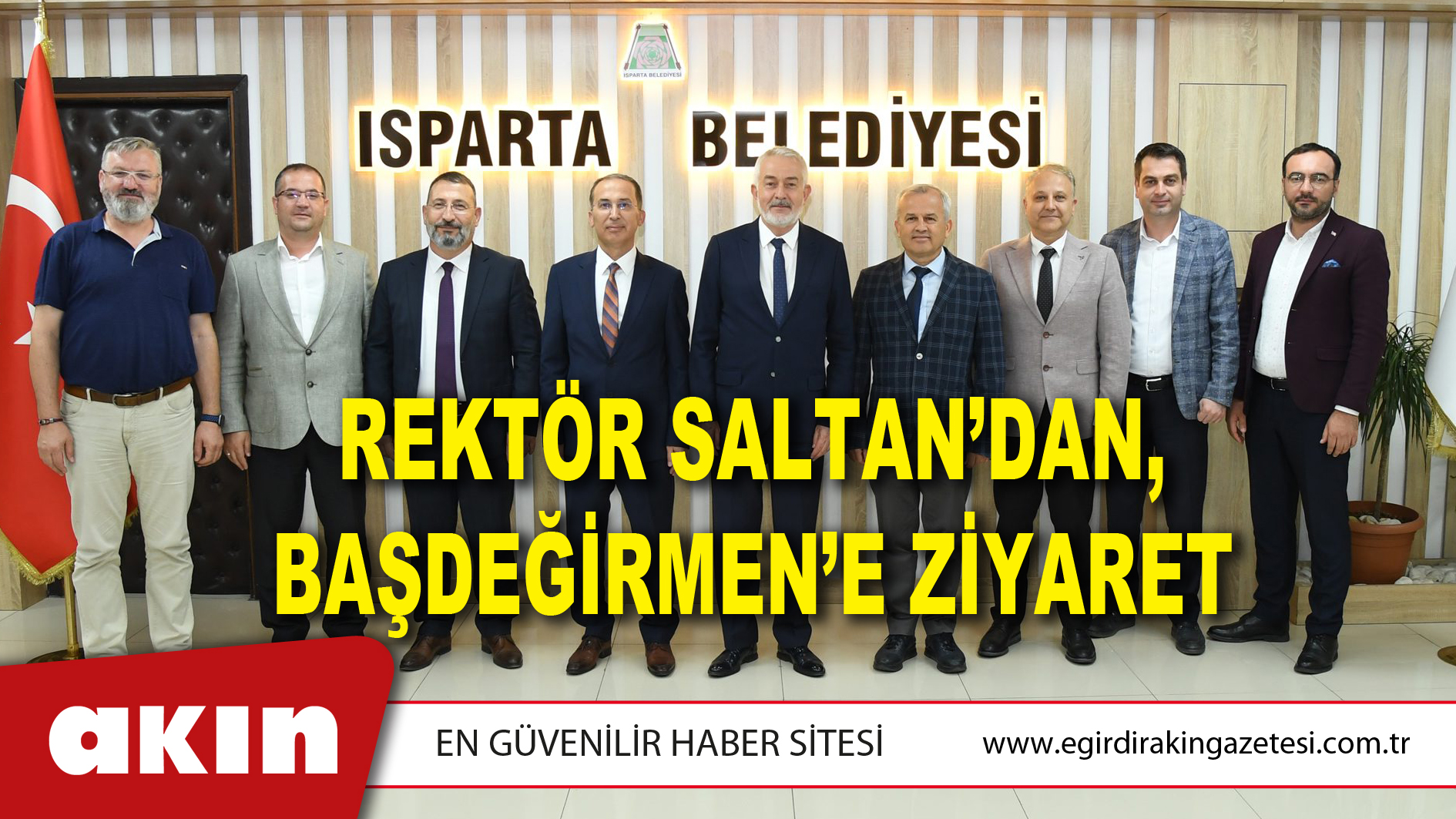 REKTÖR SALTAN’DAN, BAŞDEĞİRMEN’E ZİYARET