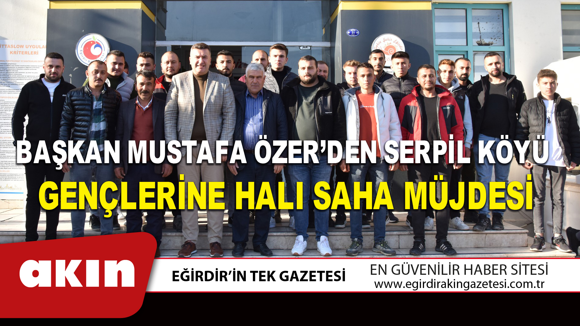 BAŞKAN MUSTAFA ÖZER’DEN SERPİL KÖYÜ GENÇLERİNE HALI SAHA MÜJDESİ