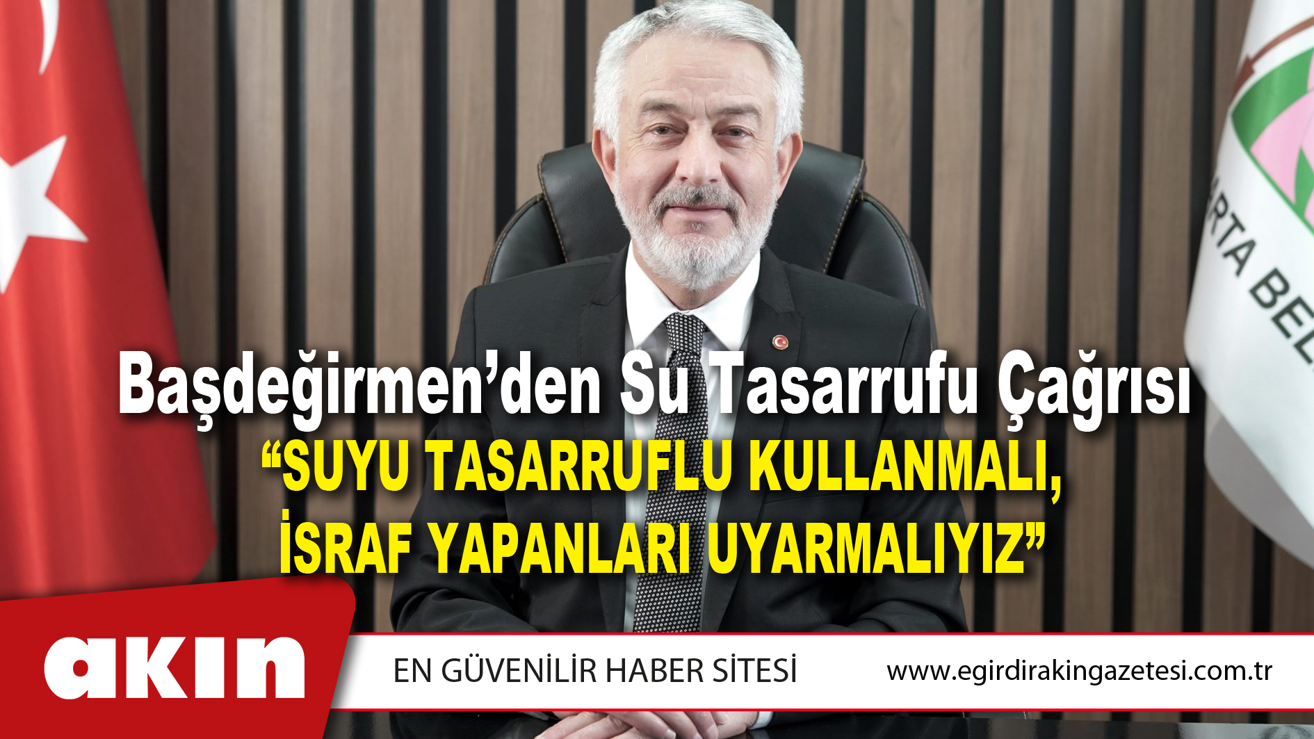 Başdeğirmen’den Su Tasarrufu Çağrısı