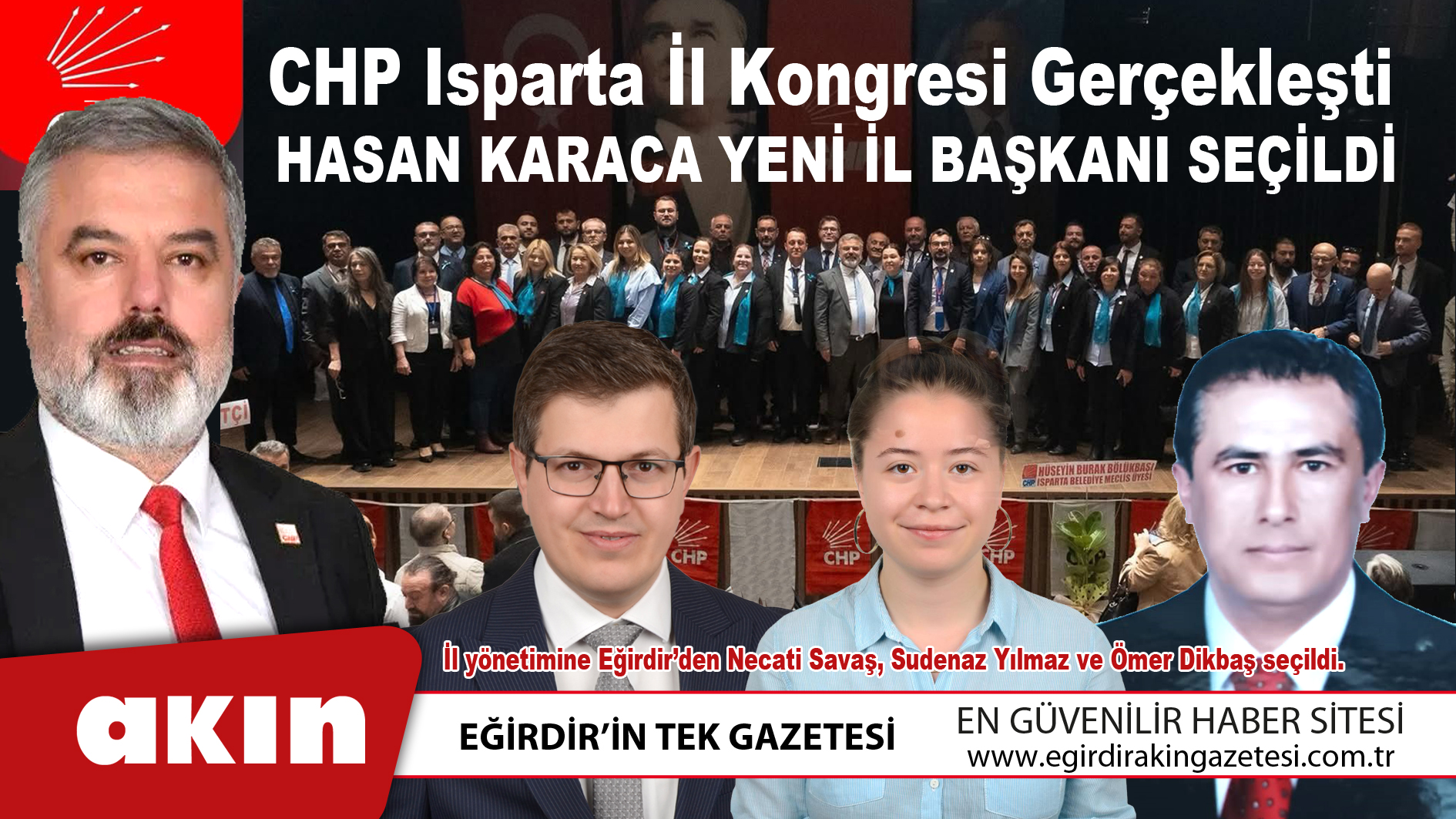 CHP Isparta İl Kongresi Gerçekleşti 