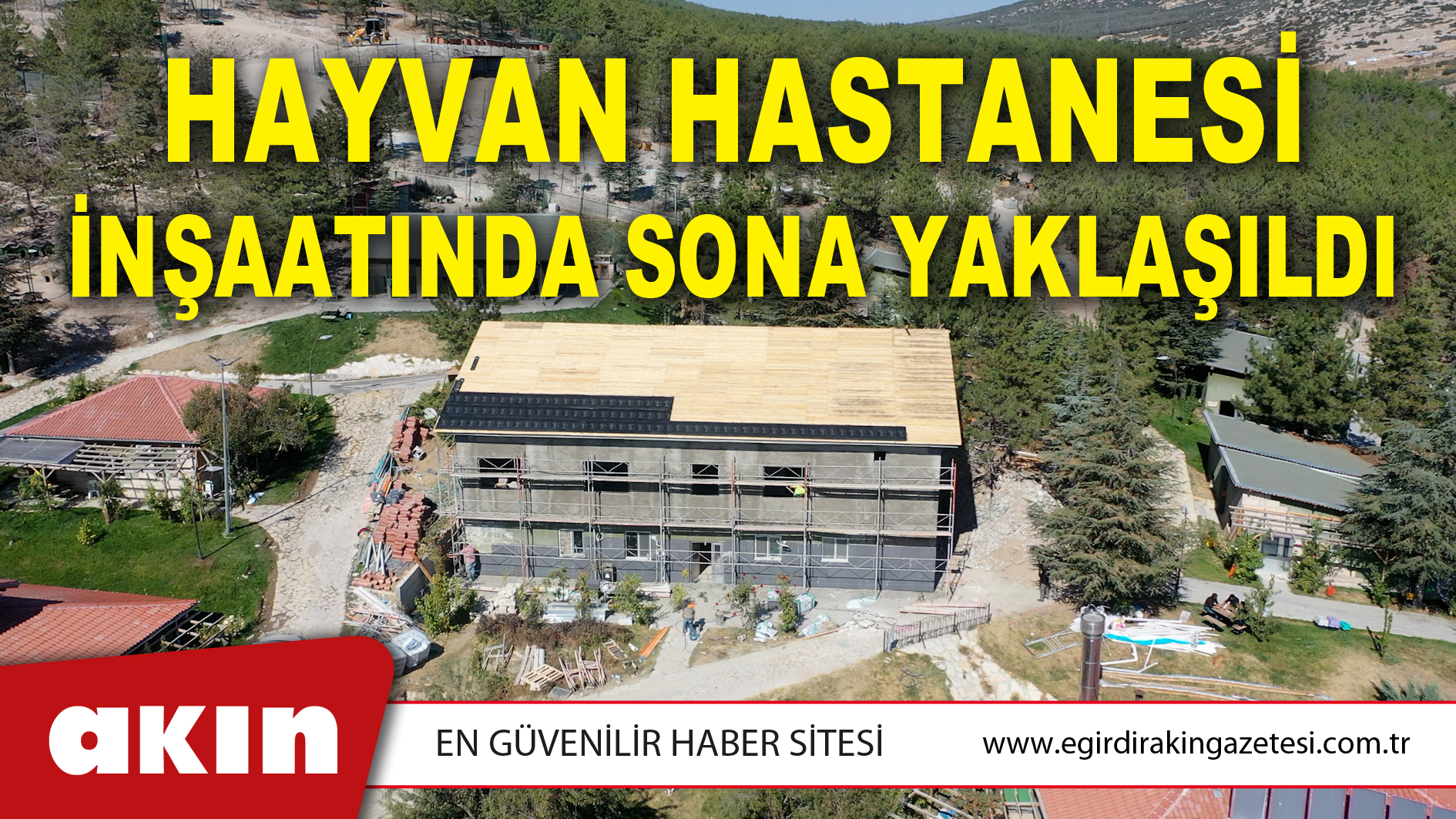 Hayvan Hastanesi İnşaatında Sona Yaklaşıldı