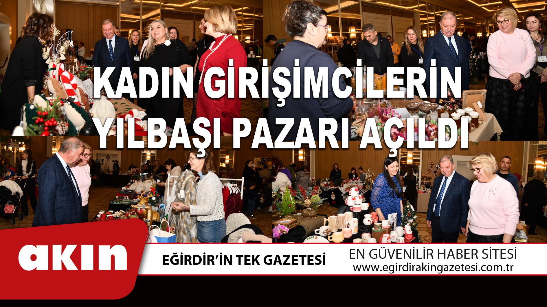 KADIN GİRİŞİMCİLERİN YILBAŞI PAZARI AÇILDI