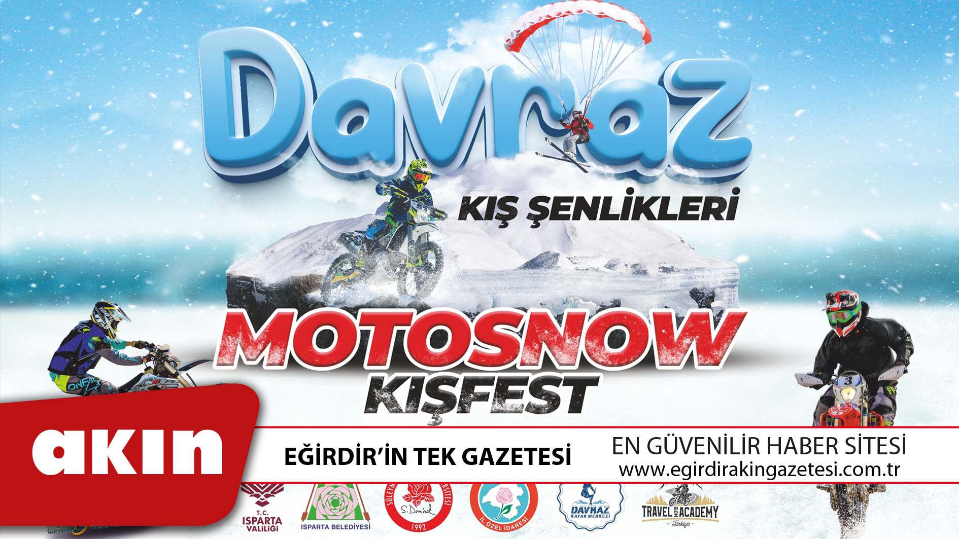 eğirdir haber,akın gazetesi,egirdir haberler,son dakika,DAVRAZ MOTOSNOW YARIŞLARI 21-22-23 ŞUBAT’TA