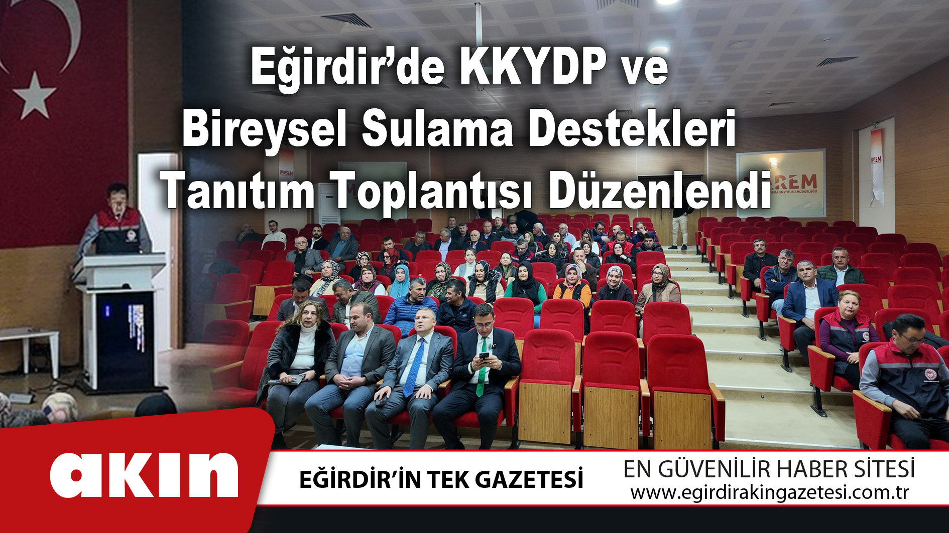 EĞİRDİR’Lİ ÜRETİCİLER BİLGİLENDİRİLDİ