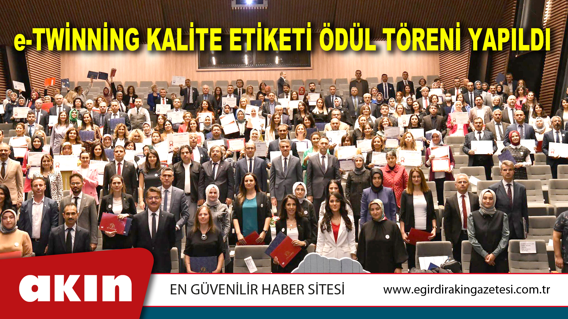 e-Twinning Kalite Etiketi Ödül Töreni Yapıldı