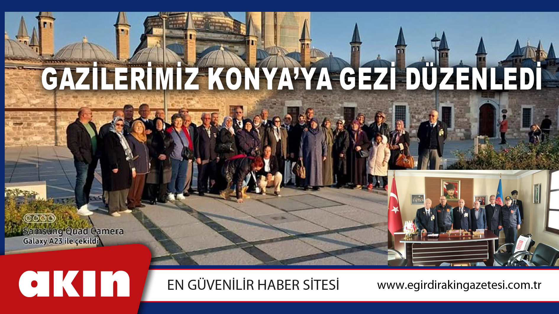 GAZİLERİMİZ KONYA’YA GEZİ DÜZENLEDİ