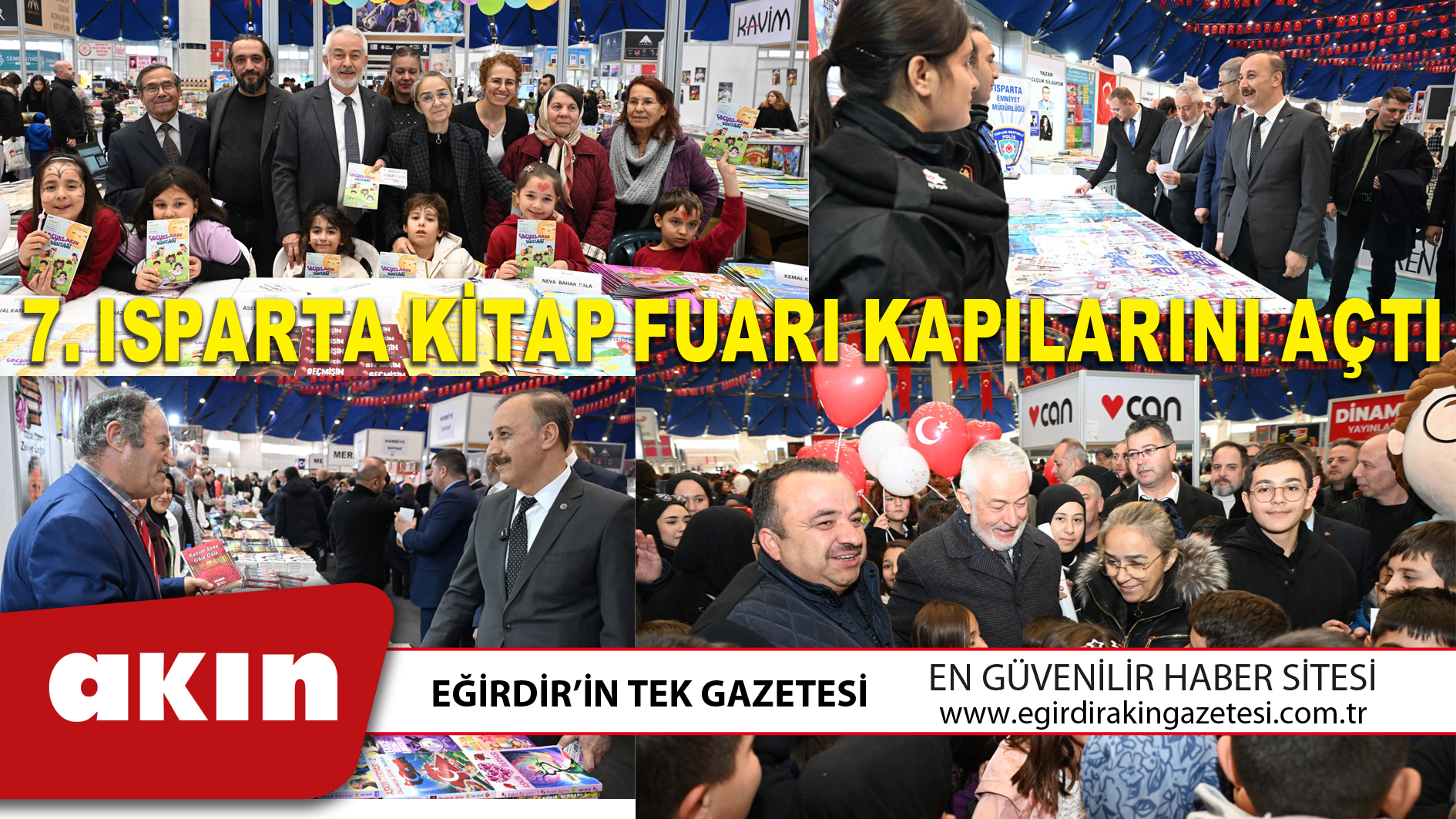 7.ISPARTA KİTAP FUARI KAPILARINI AÇTI