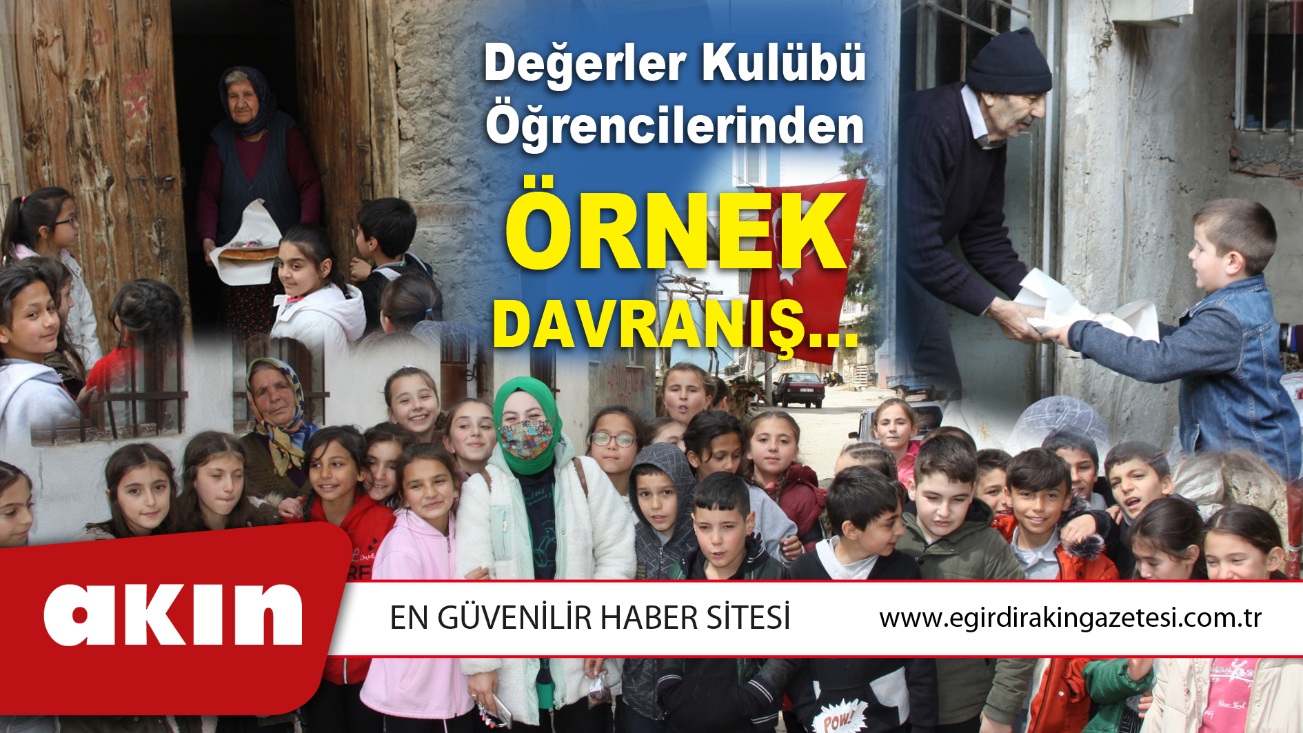 Değerler Kulübü Öğrencilerinden Örnek Davranış...