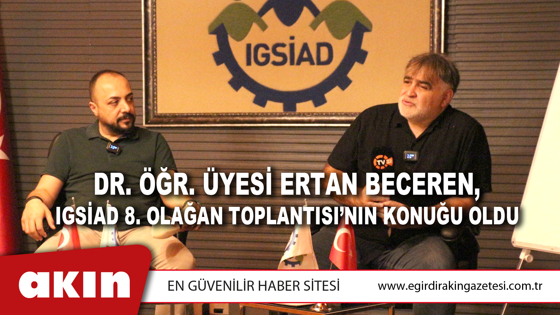 ÖĞR. ÜYESİ ERTAN BECEREN, IGSİAD 8. OLAĞAN TOPLANTISI’NIN KONUĞU OLDU