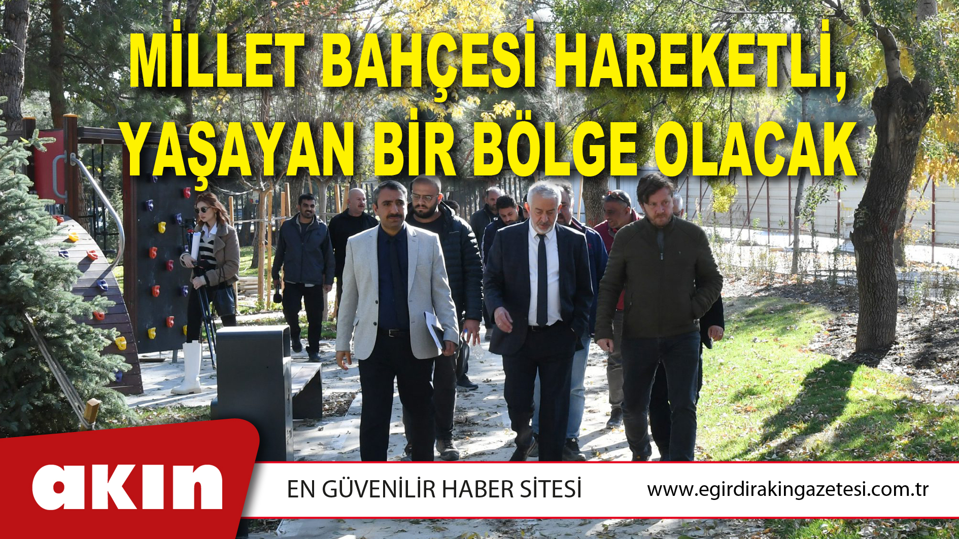 Millet Bahçesi Hareketli, Yaşayan Bir Bölge Olacak