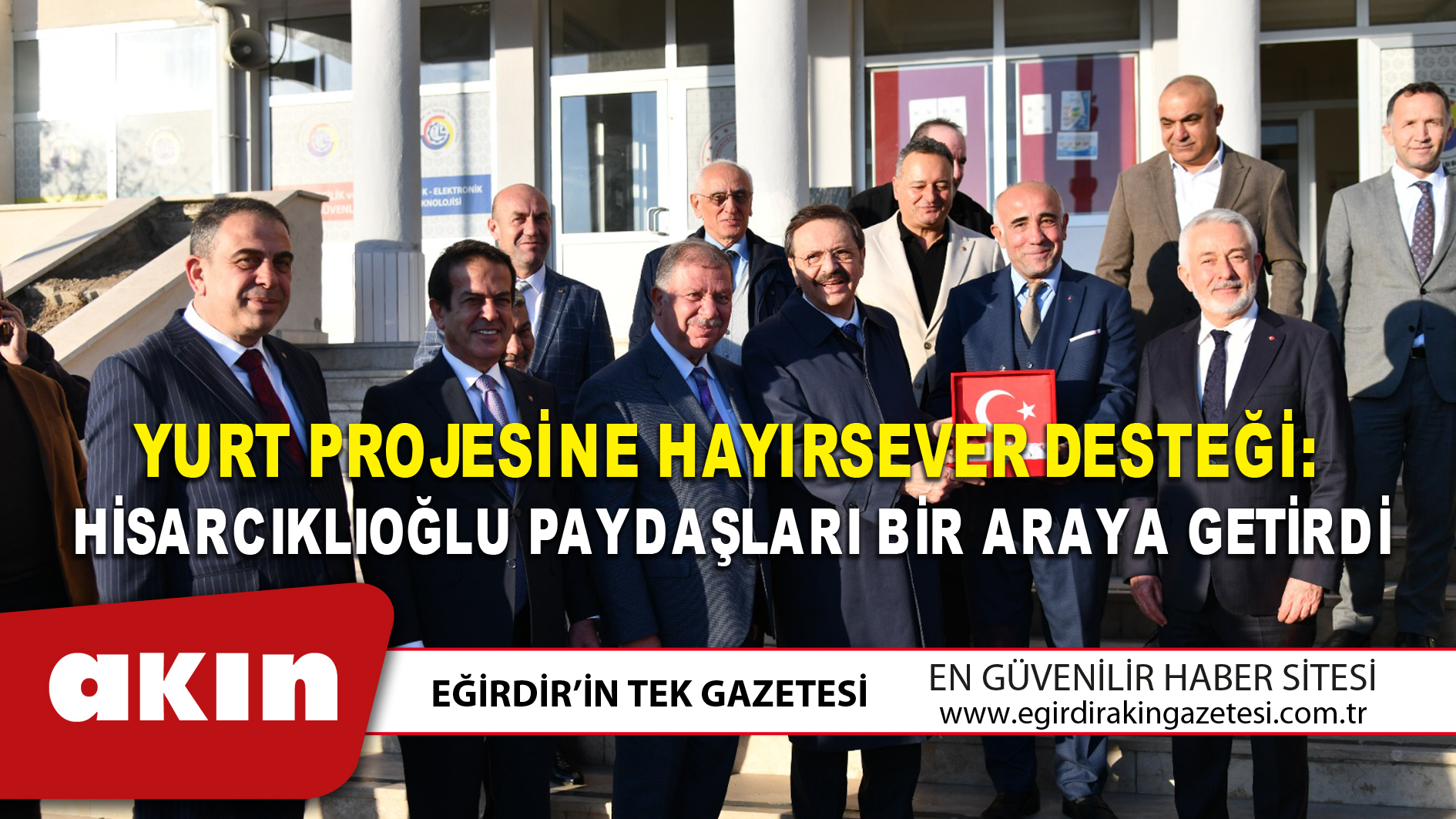 YURT PROJESİNE HAYIRSEVER DESTEĞİ: 