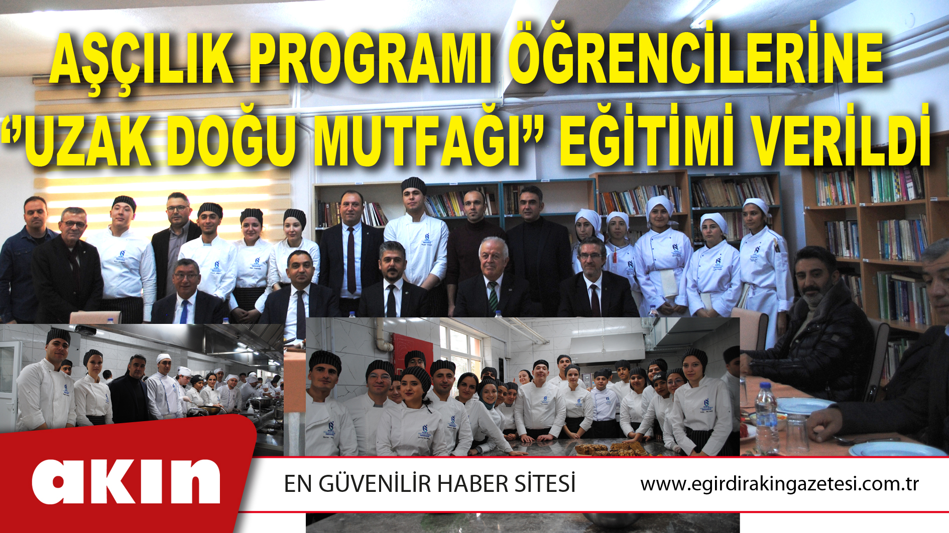 Aşçılık Programı Öğrencilerine ‘’Uzak Doğu Mutfağı’’ Eğitimi Verildi