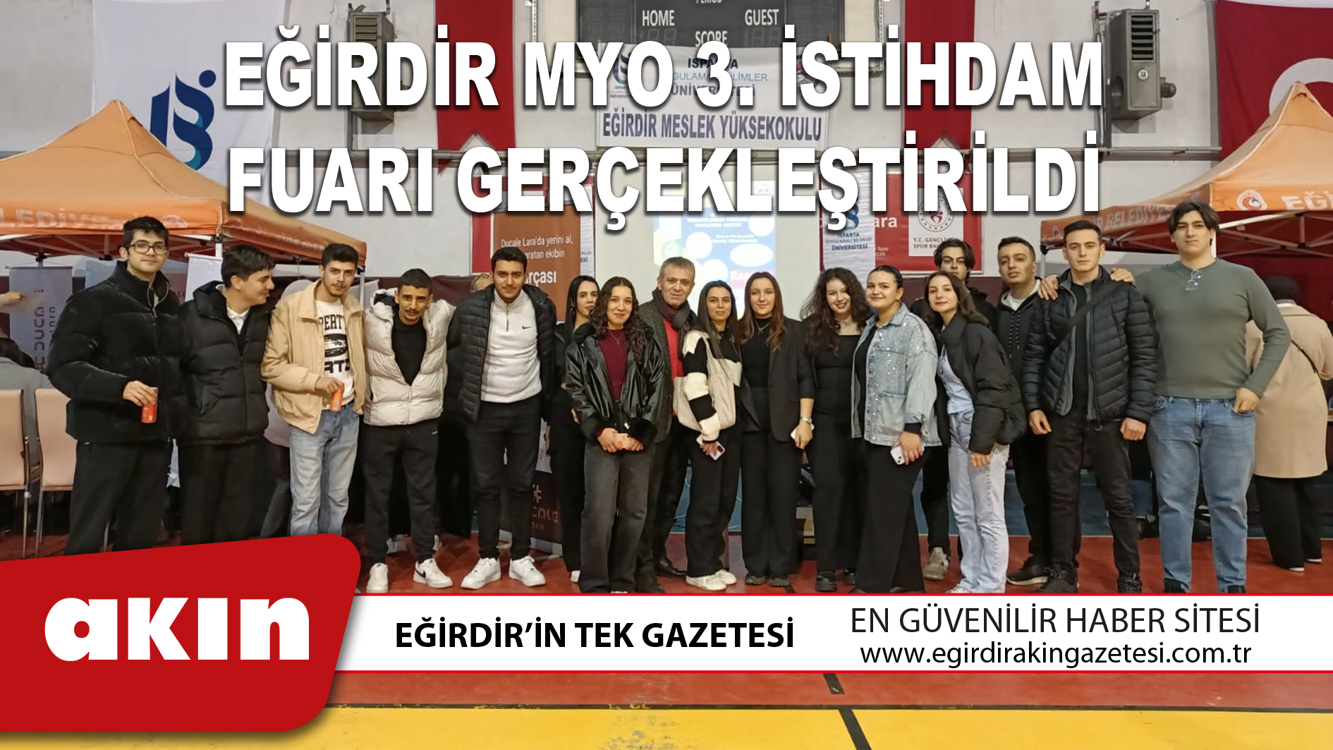 EĞİRDİR MYO 3. İSTİHDAM FUARI GERÇEKLEŞTİRİLDİ