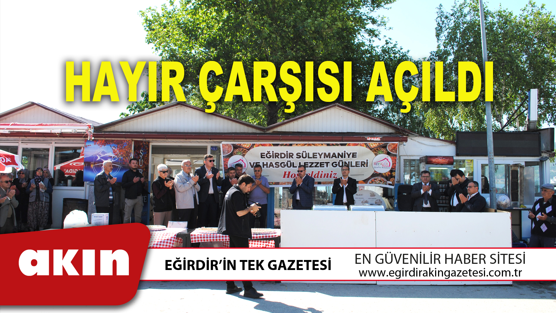 HAYIR ÇARŞISI AÇILDI