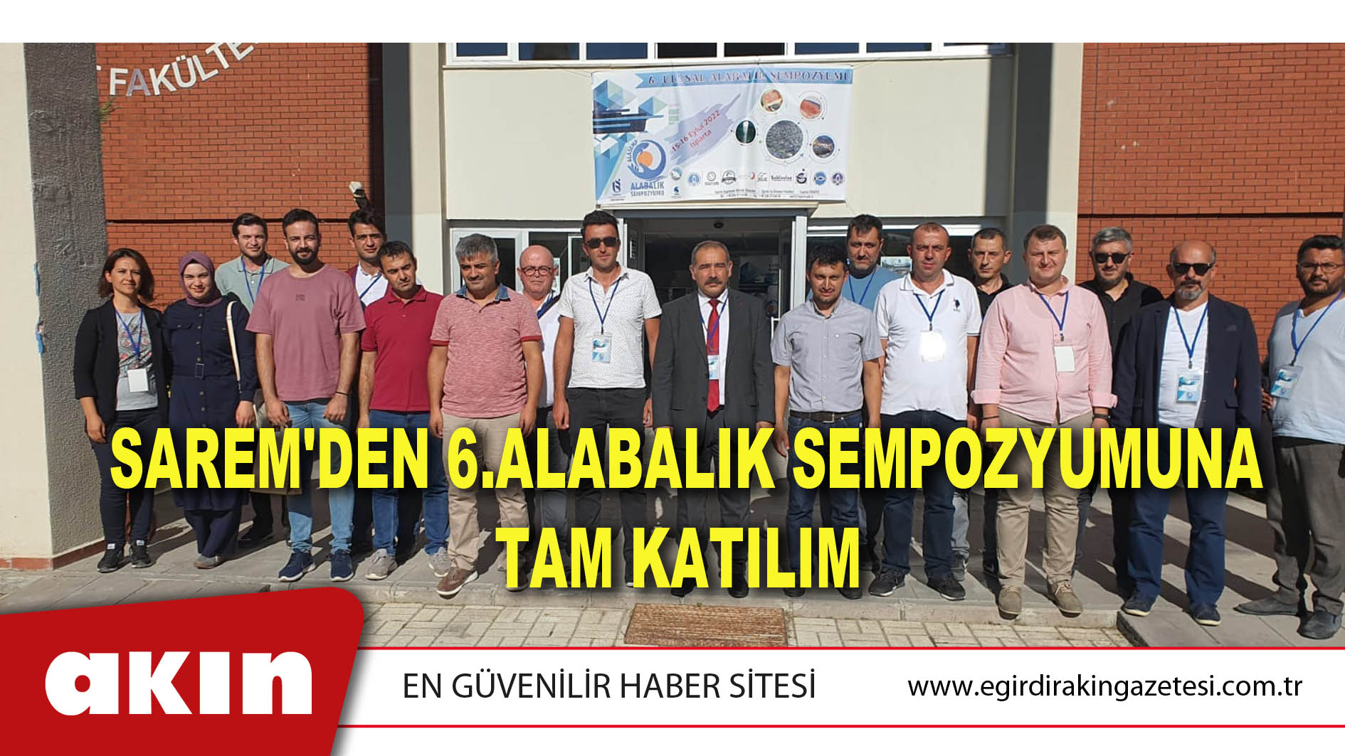 SAREM'den 6.Alabalık Sempozyumuna Tam Katılım