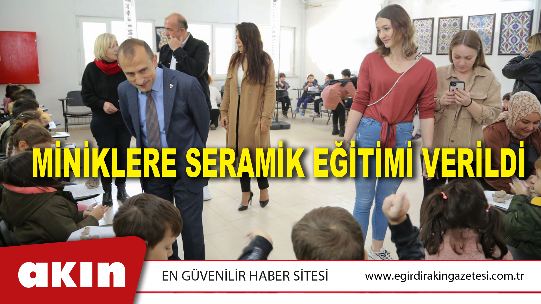 Miniklere Seramik Eğitimi Verildi