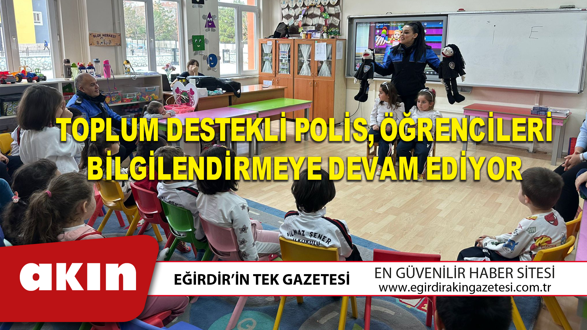 TOPLUM DESTEKLİ POLİS, ÖĞRENCİLERİ BİLGİLENDİRMEYE DEVAM EDİYOR