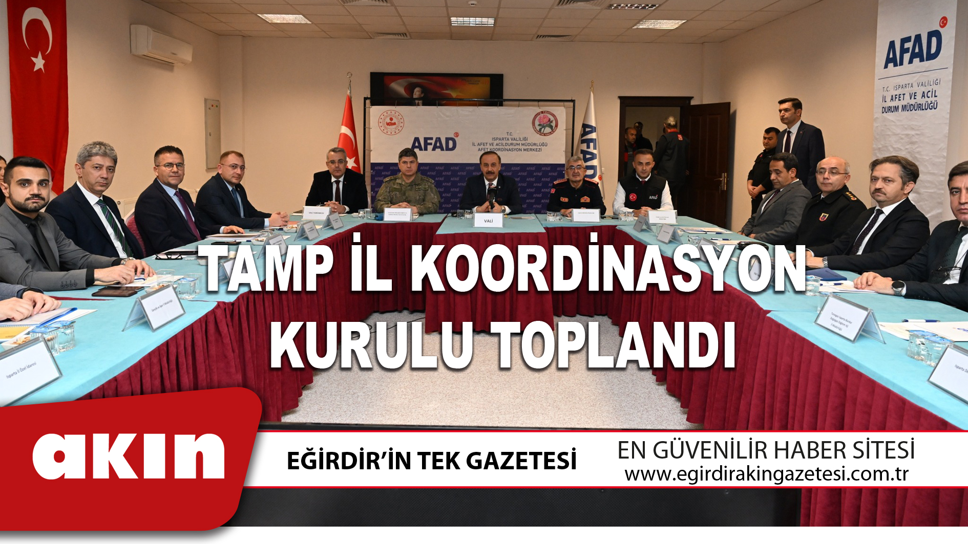 TAMP İL KOORDİNASYON KURULU TOPLANDI