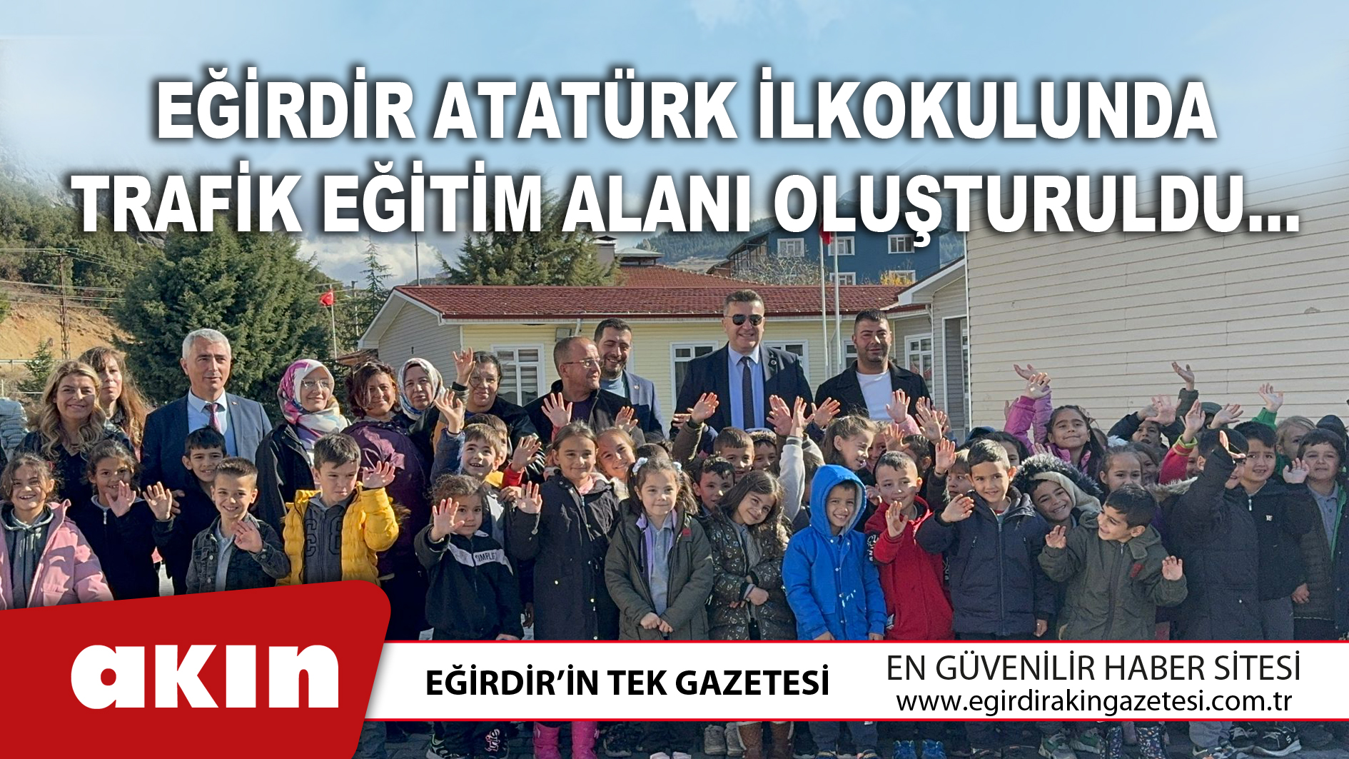 Eğirdir Atatürk İlkokulunda Trafik Eğitim Alanı Oluşturuldu...