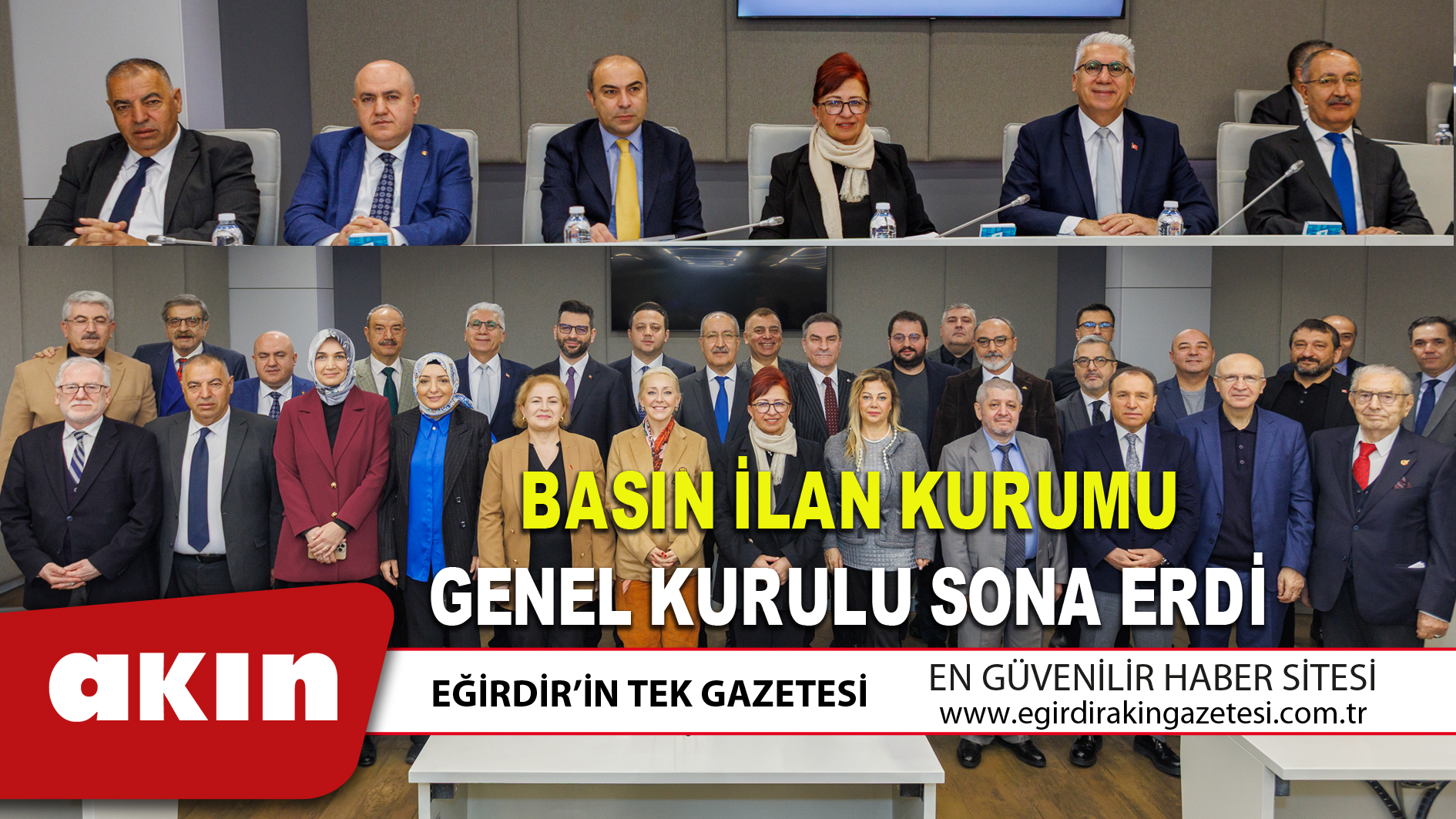 BASIN İLAN KURUMU GENEL KURULU SONA ERDİ