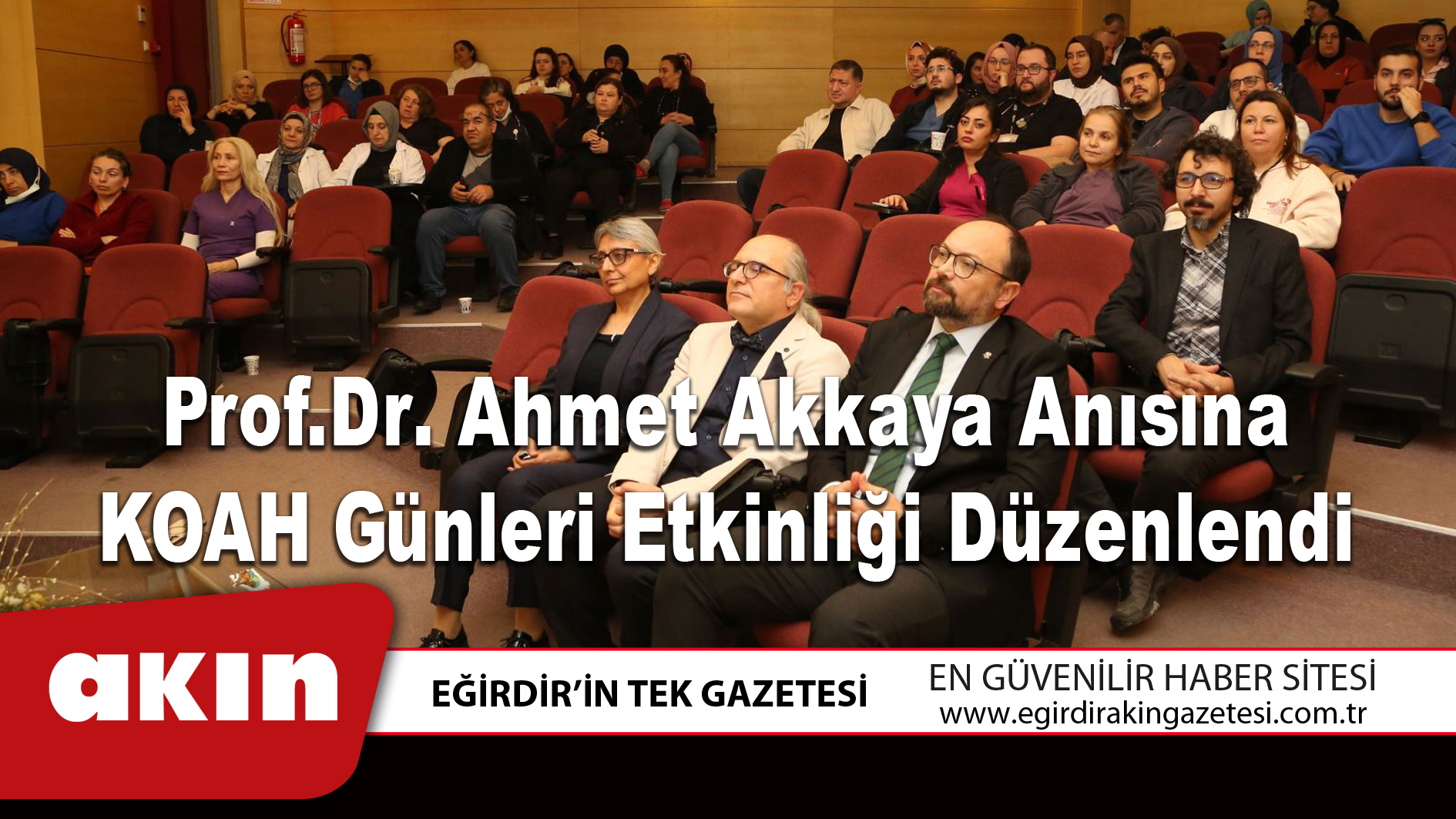 Prof.Dr. Ahmet Akkaya Anısına KOAH Günleri Etkinliği Düzenlendi