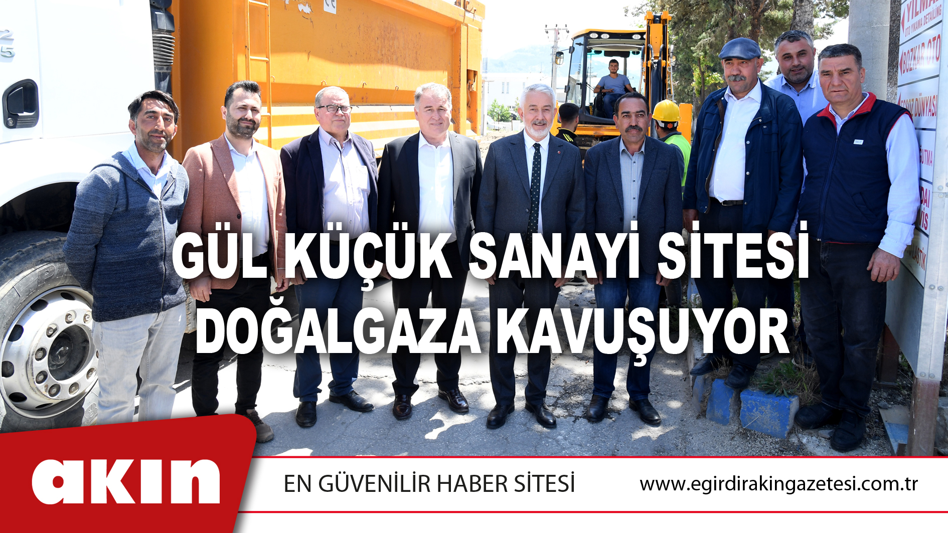 Gül Küçük Sanayi Sitesi Doğalgaza Kavuşuyor