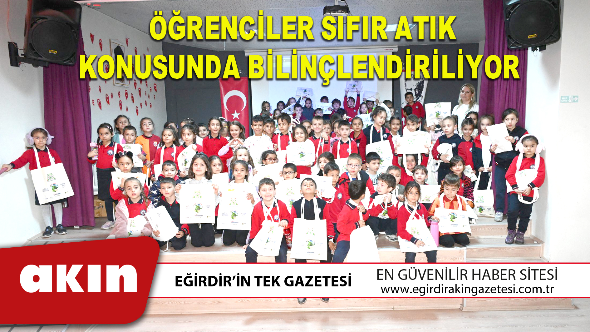 Öğrenciler Sıfır Atık Konusunda Bilinçlendiriliyor