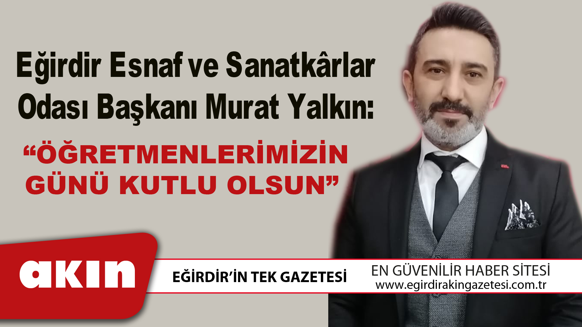 ÖĞRETMENLERİMİZİN GÜNÜ KUTLU OLSUN