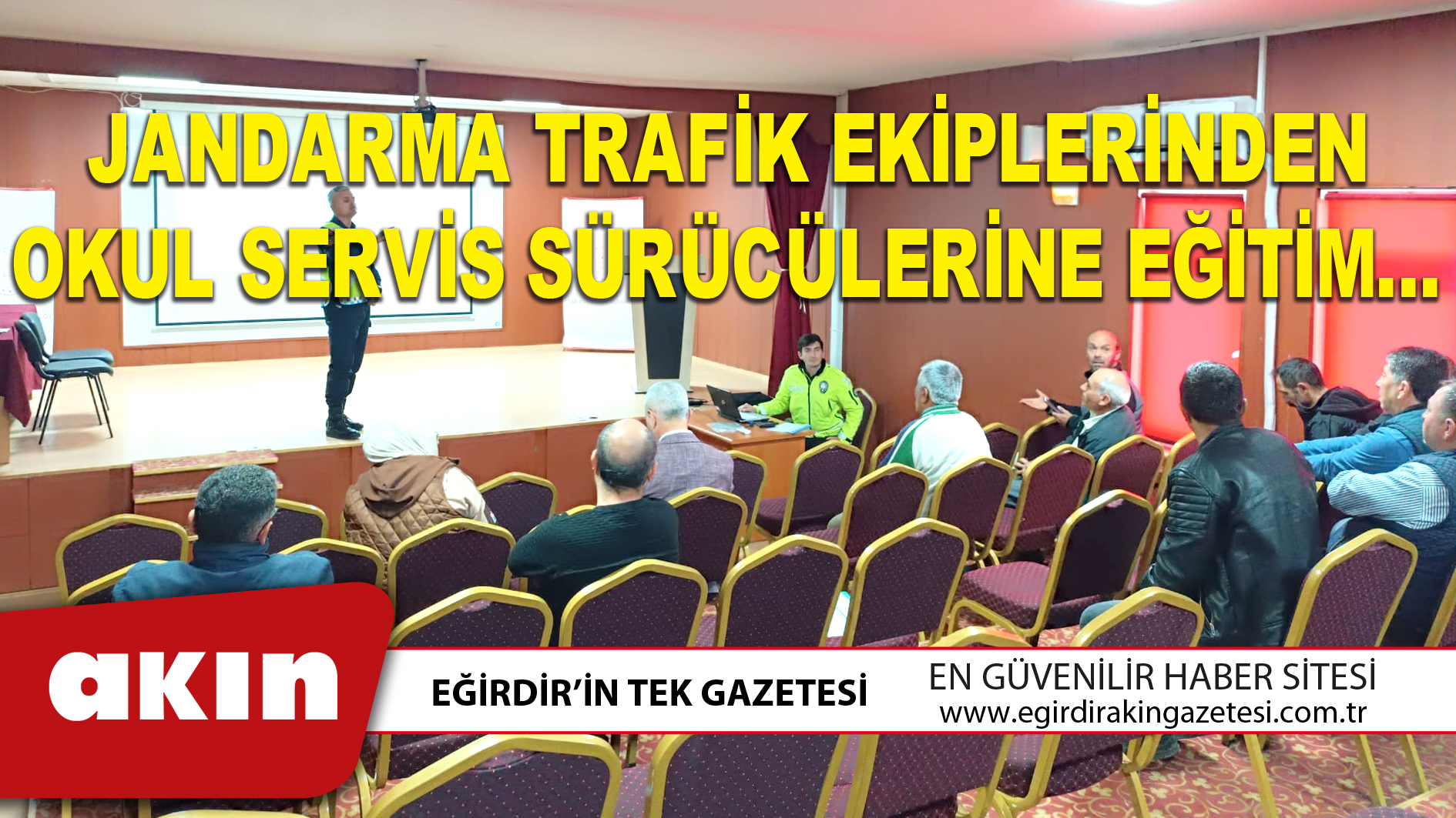 JANDARMA TRAFİK EKİPLERİNDEN OKUL SERVİS SÜRÜCÜLERİNE EĞİTİM…