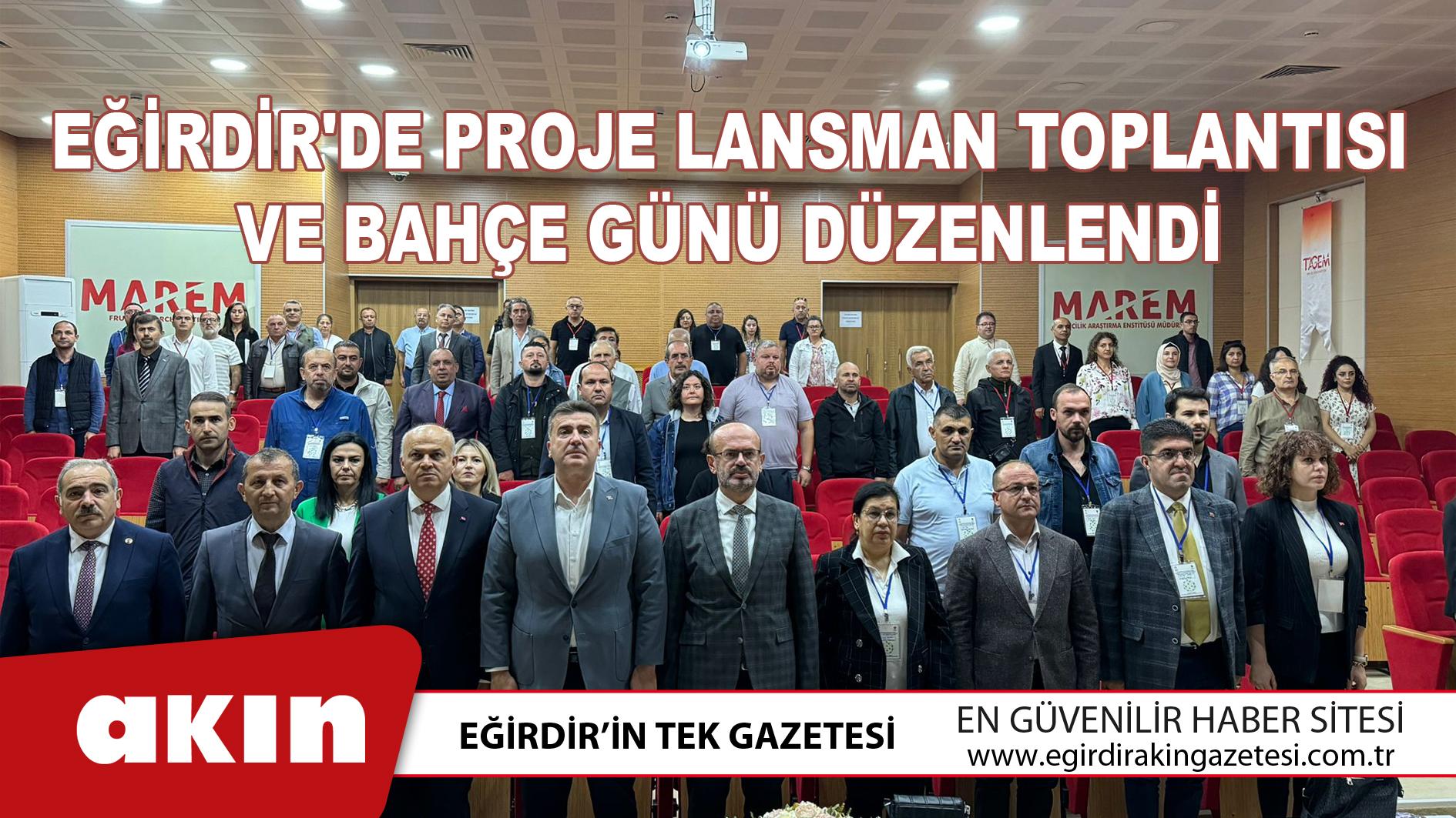 Eğirdir'de Proje Lansman Toplantısı Ve Bahçe Günü Düzenlendi