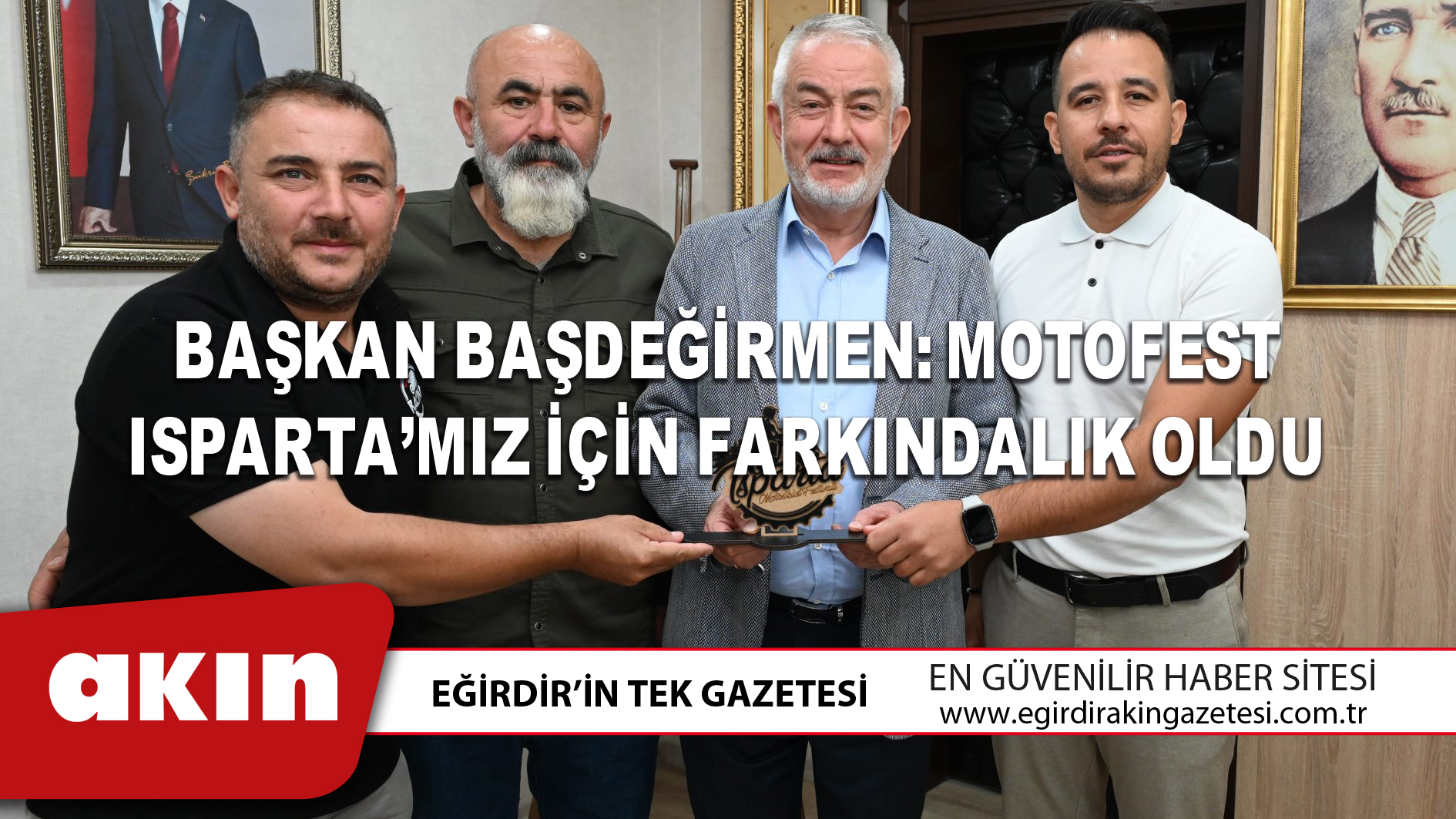 Başkan Başdeğirmen: Motofest Isparta’mız İçin Farkındalık Oldu