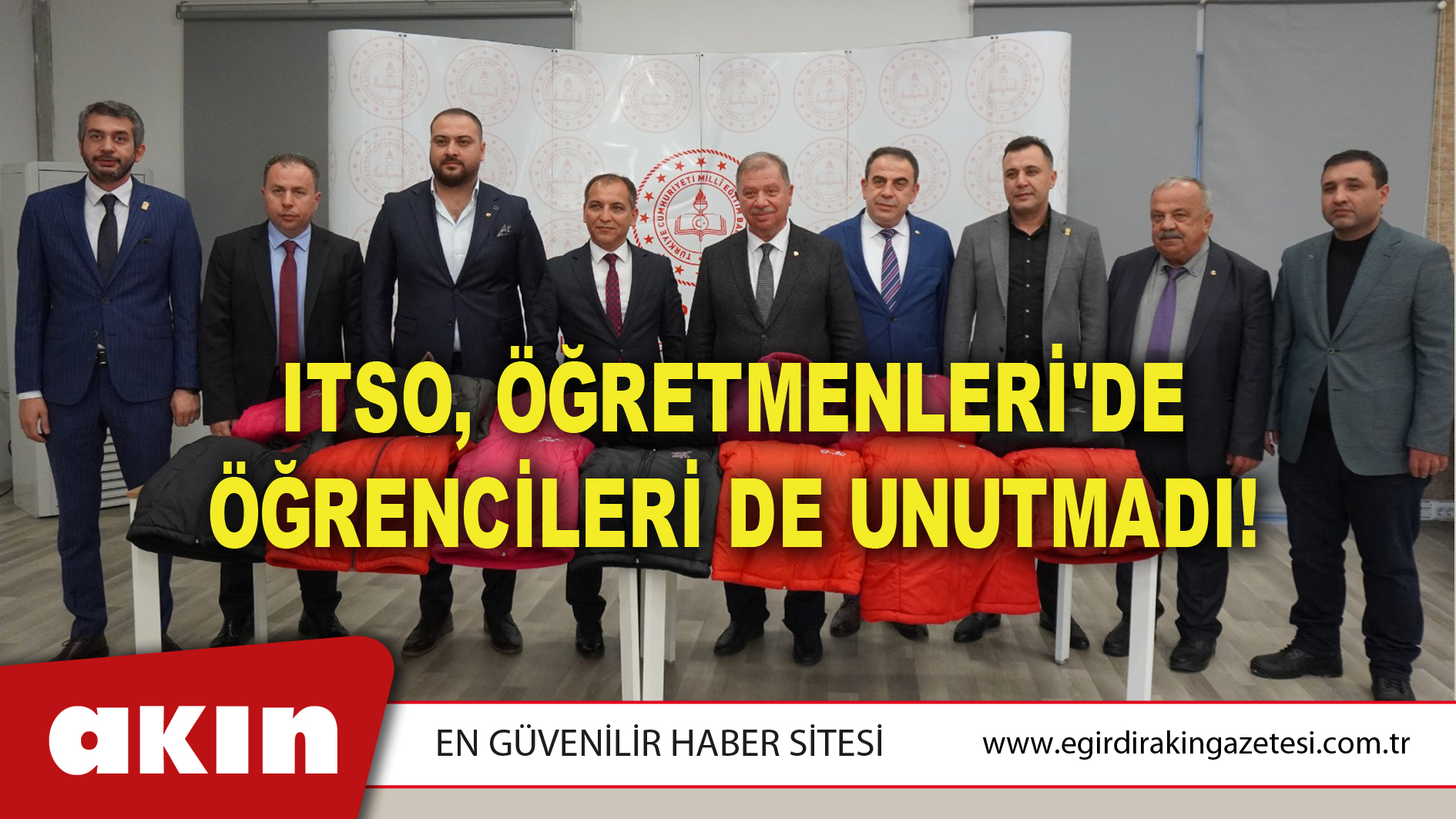 ITSO, ÖĞRETMENLERİ'DE ÖĞRENCİLERİ DE UNUTMADI!