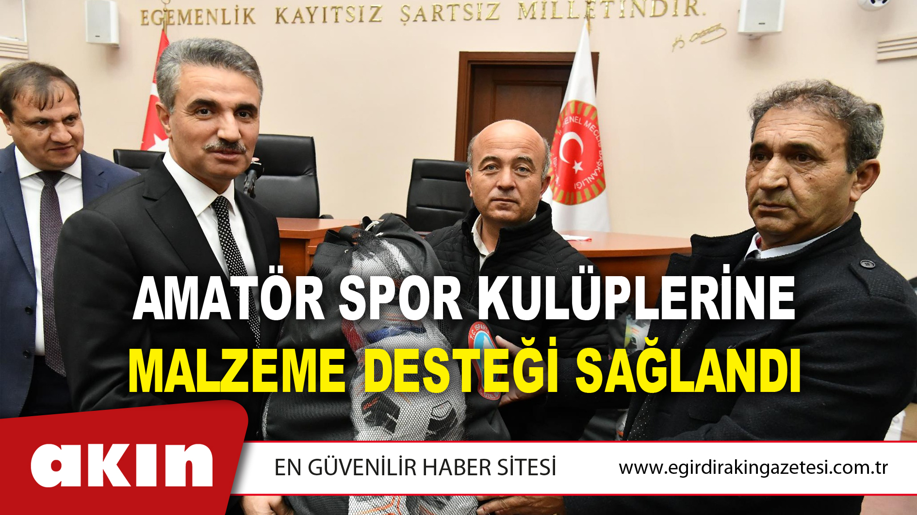 Amatör Spor Kulüplerine Malzeme Desteği Sağlandı