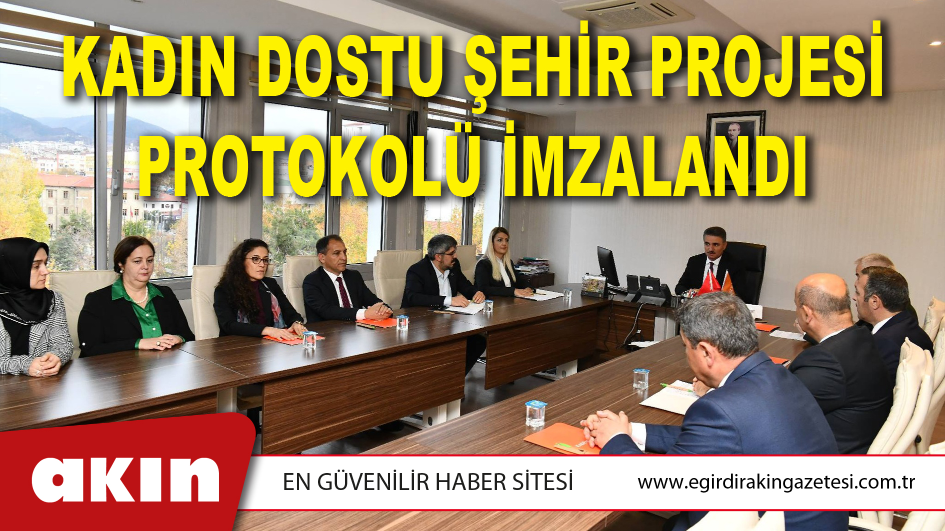 Kadın Dostu Şehir Projesi Protokolü İmzalandı