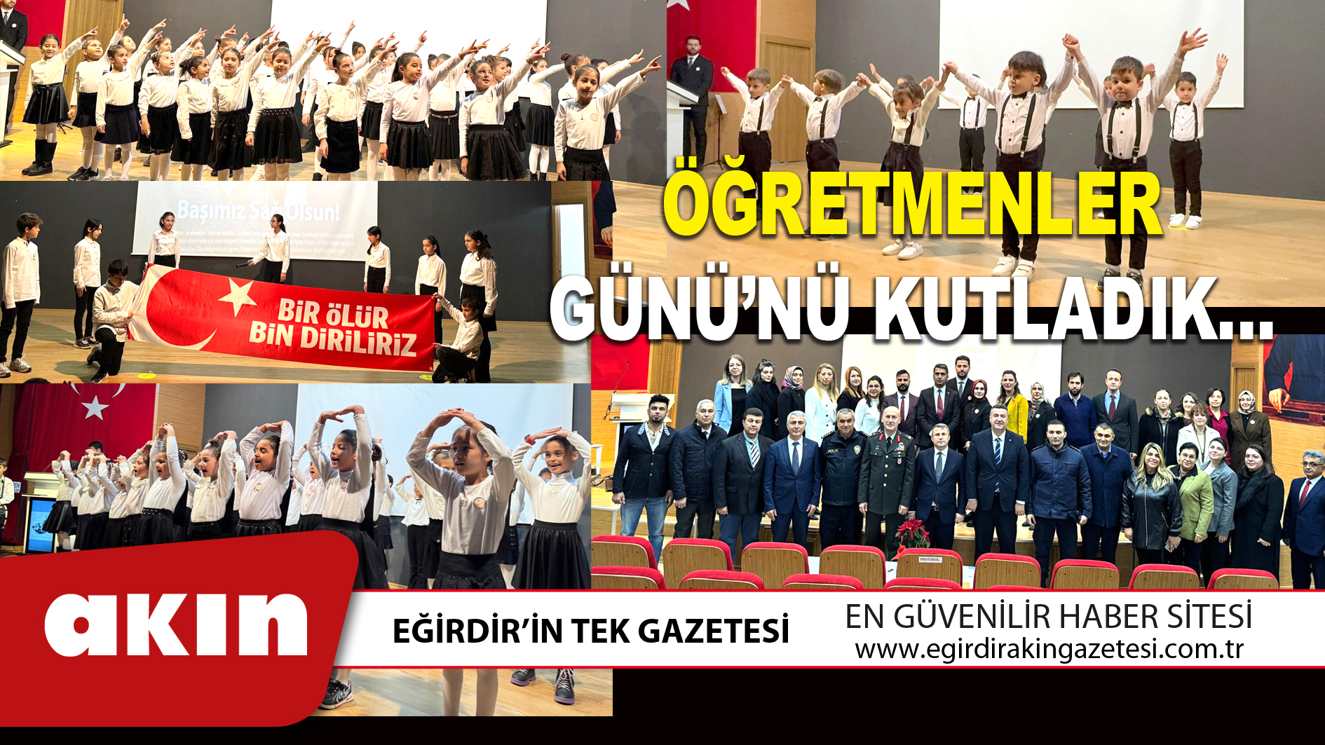 ÖĞRETMENLER GÜNÜ’NÜ KUTLADIK…