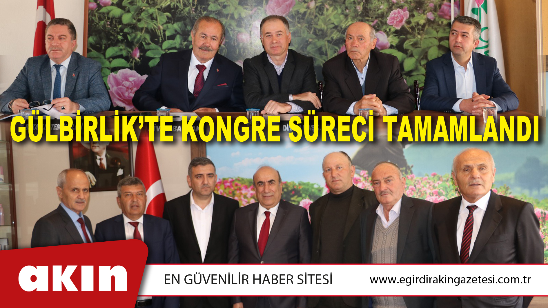 GÜLBİRLİK’TE KONGRE SÜRECİ TAMAMLANDI