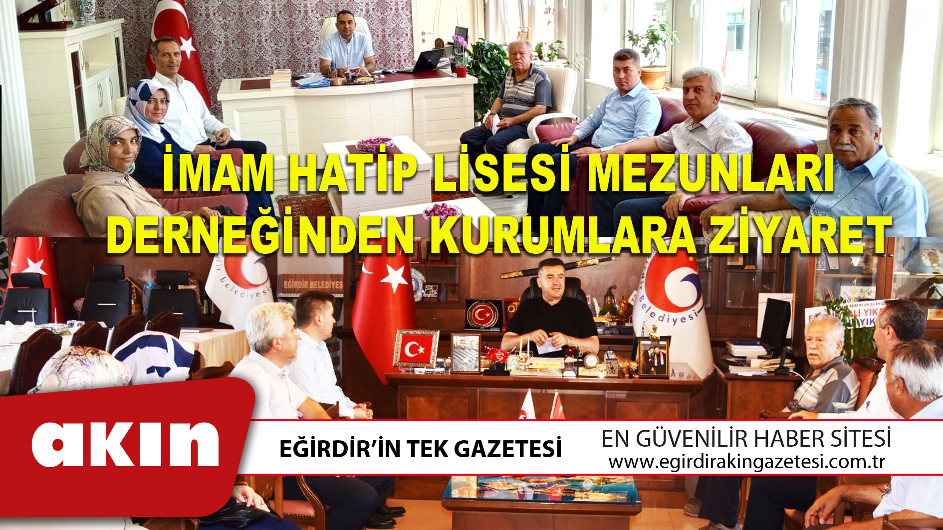 İMAM HATİP LİSESİ MEZUNLARI DERNEĞİNDEN KURUMLARA ZİYARET