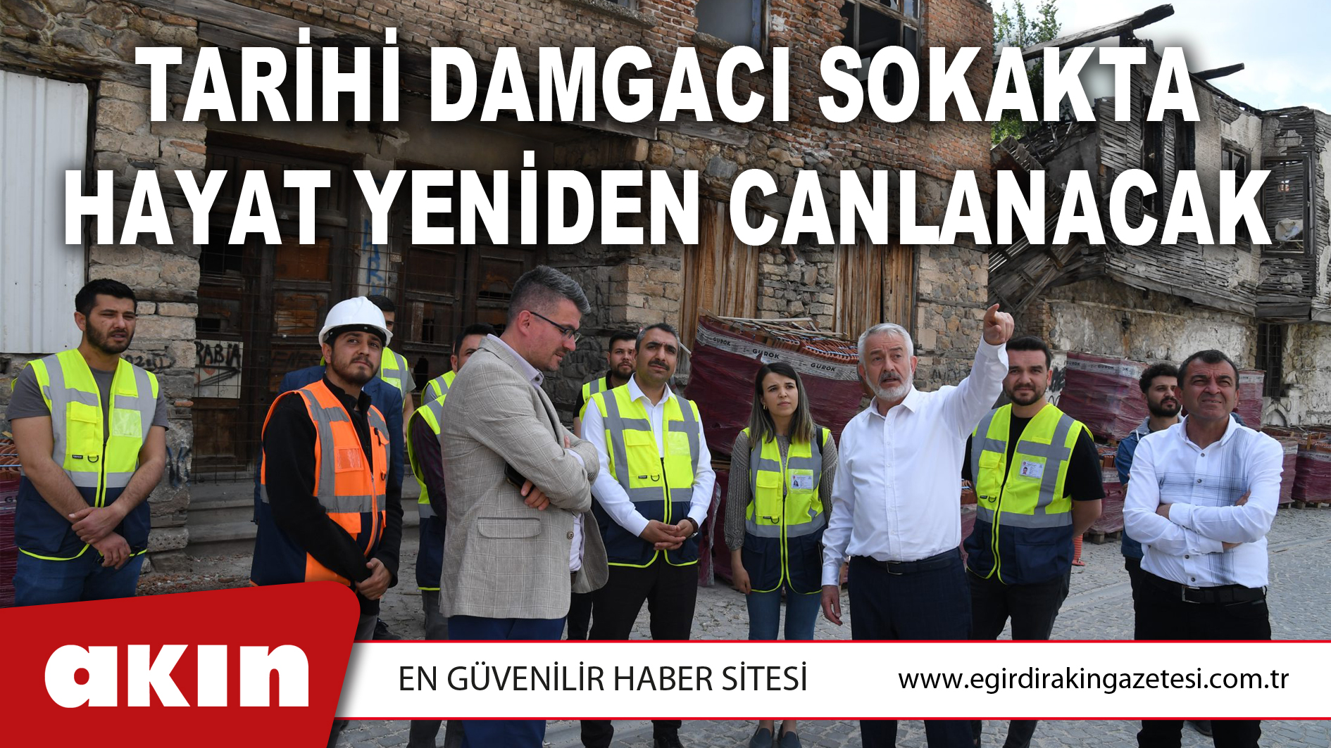 Tarihi Damgacı Sokakta Hayat Yeniden Canlanacak