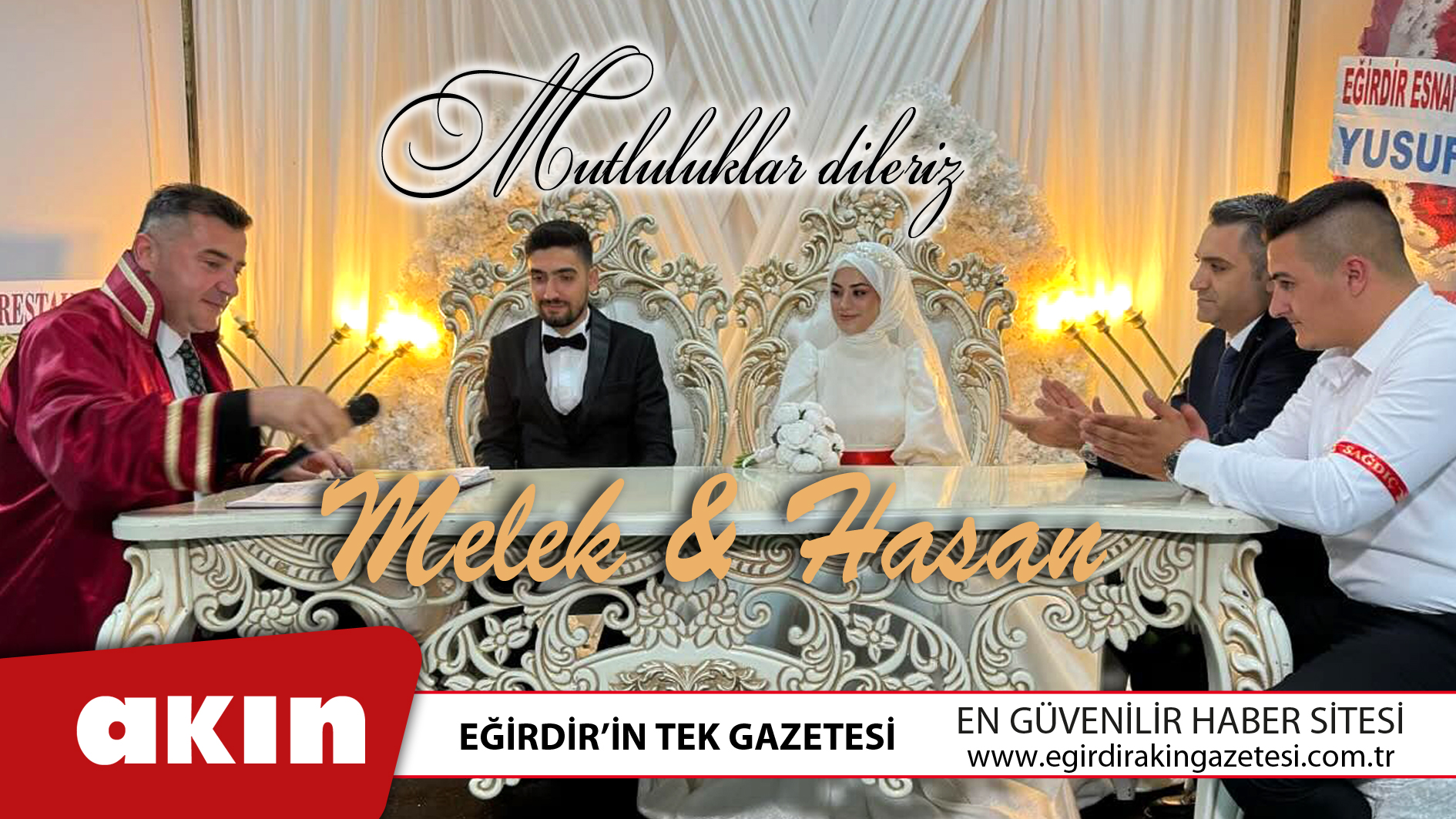 Melek & Hasan Dünyaevine Girdi