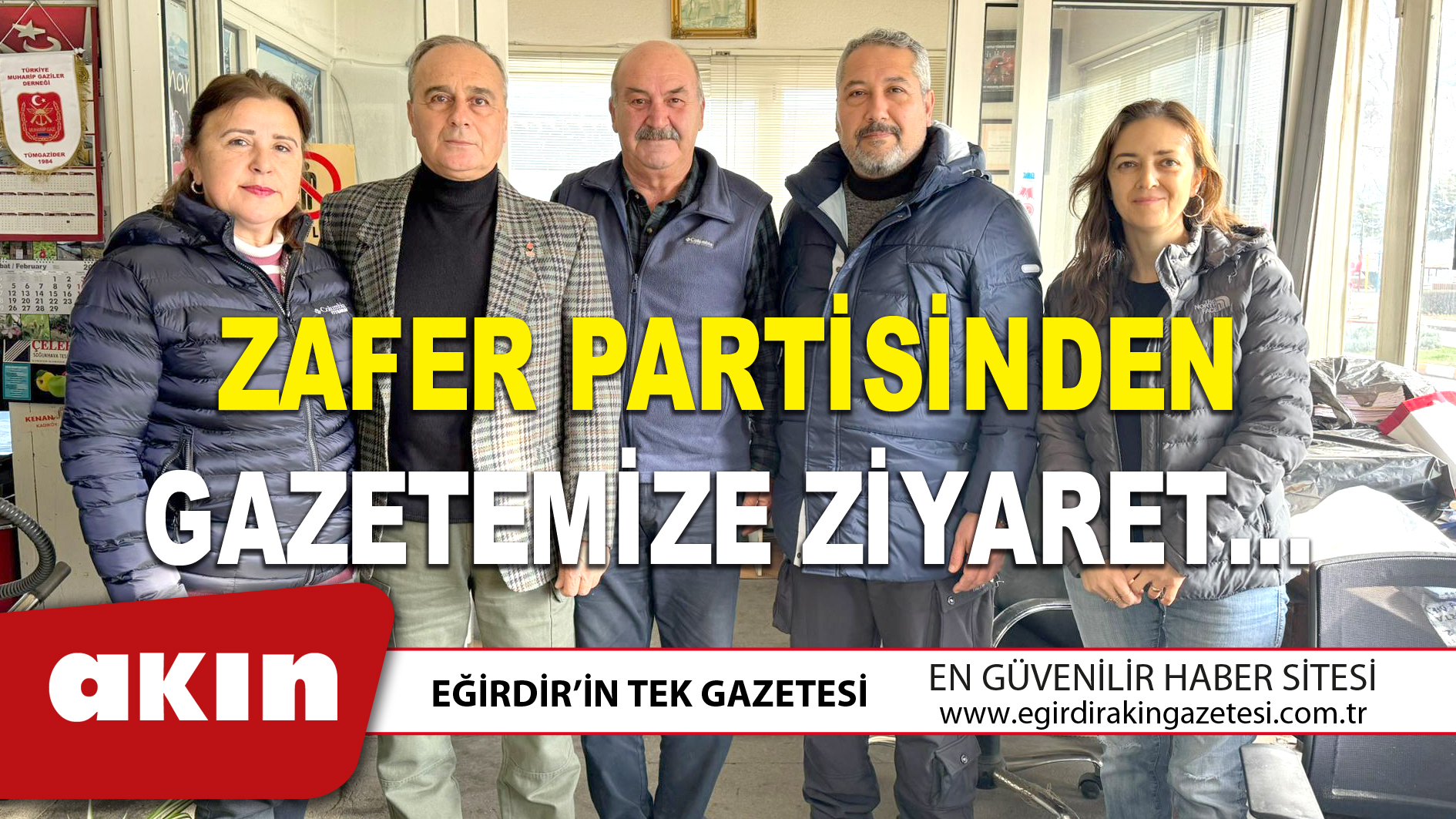 ZAFER PARTİSİNDEN GAZETEMİZE ZİYARET…