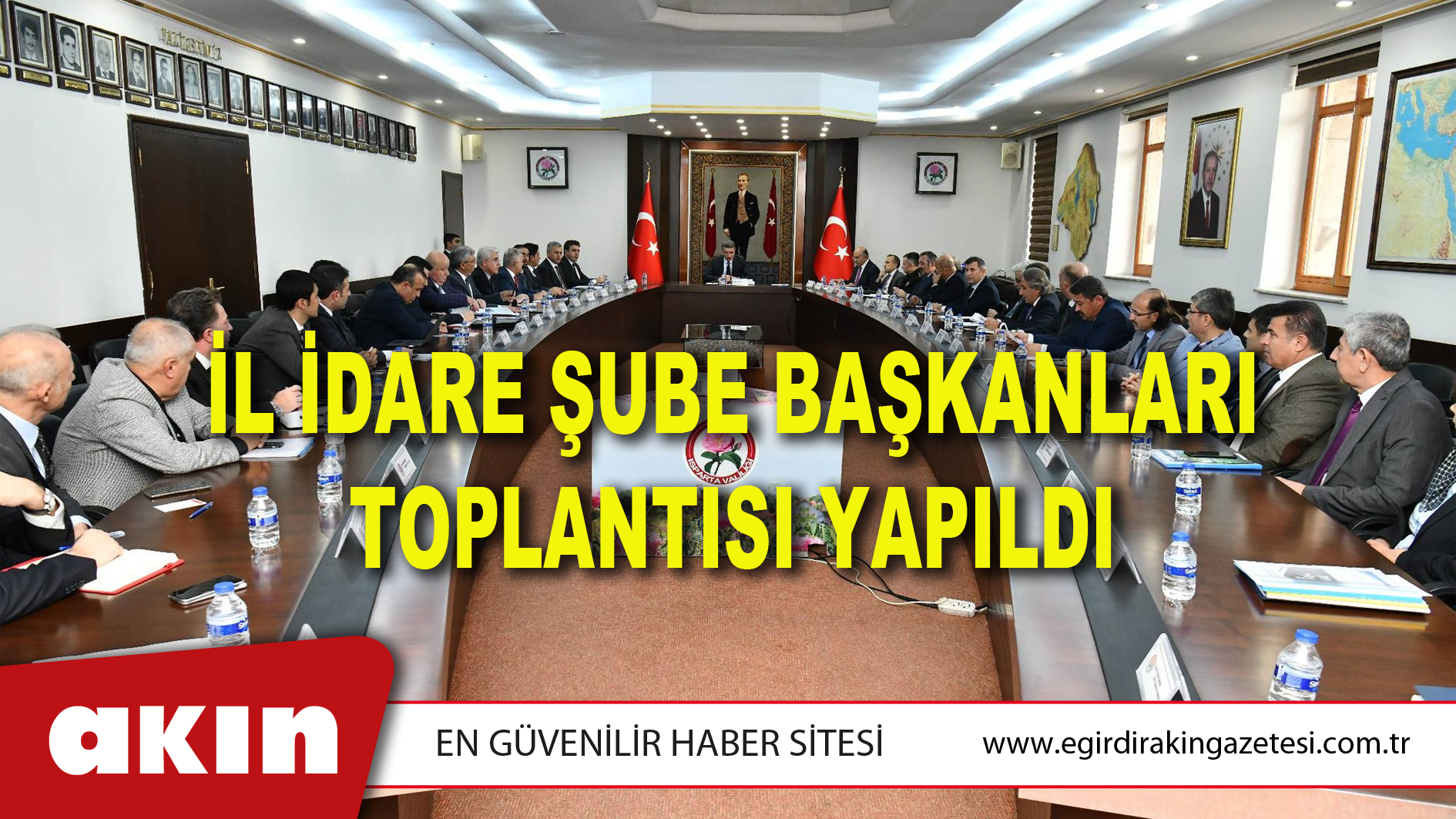 İL İDARE ŞUBE BAŞKANLARI TOPLANTISI YAPILDI