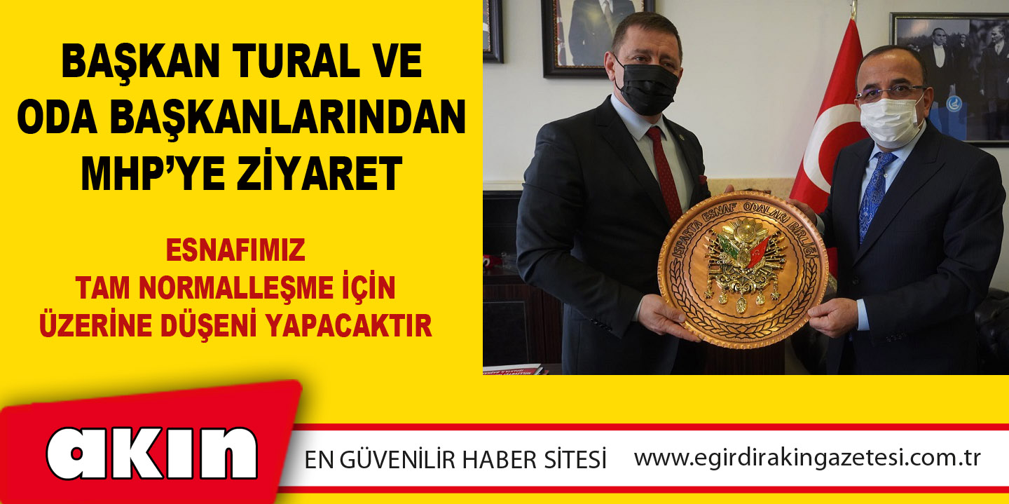 Başkan Tural Ve Oda Başkanlarından Mhp’ye Ziyaret