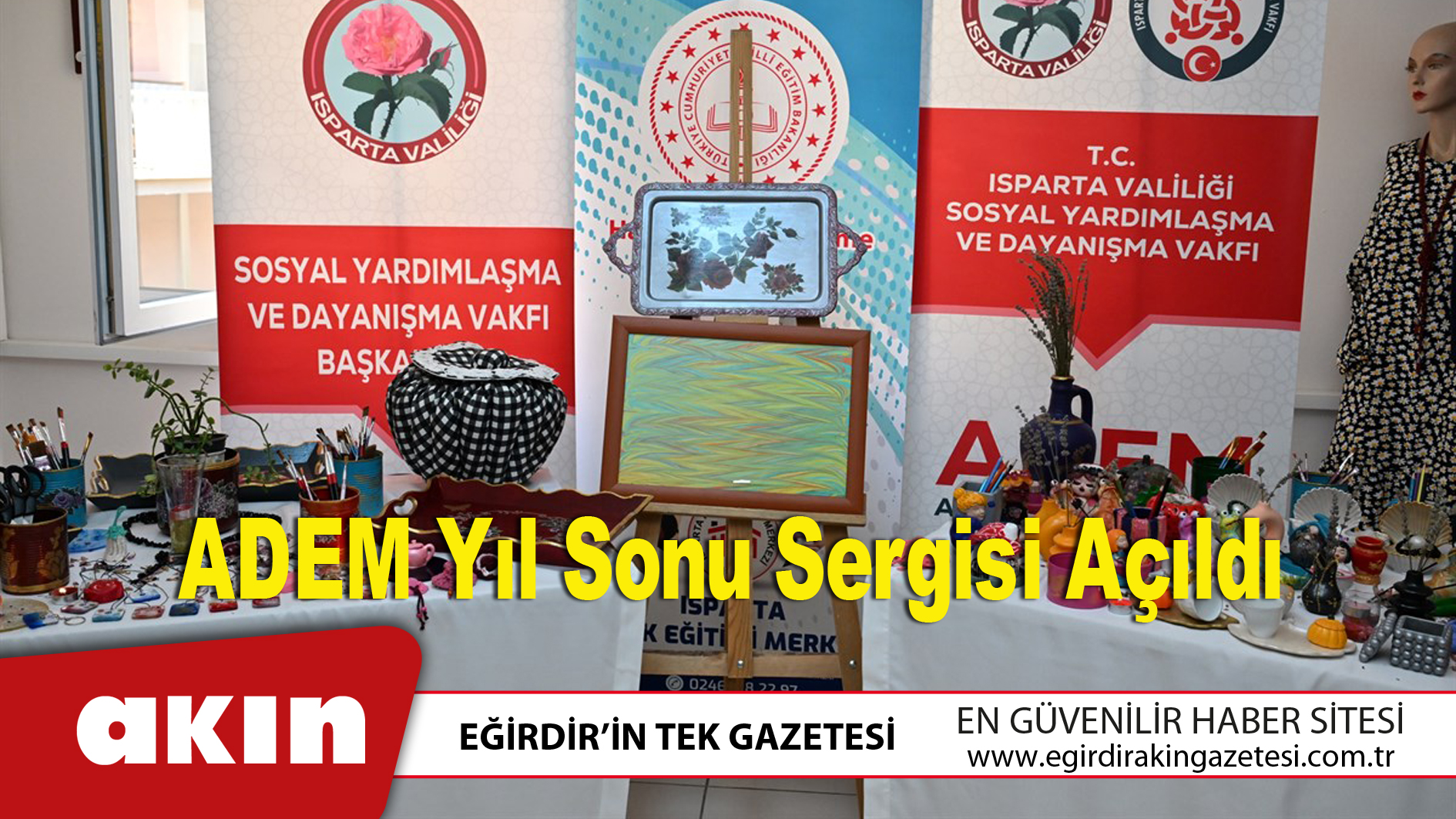 ADEM Yıl Sonu Sergisi Açıldı