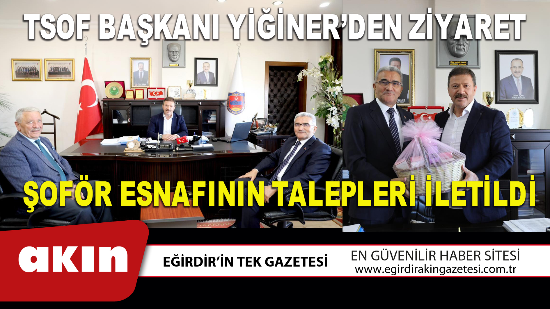 TSOF BAŞKANI YİĞİNER’DEN ZİYARET