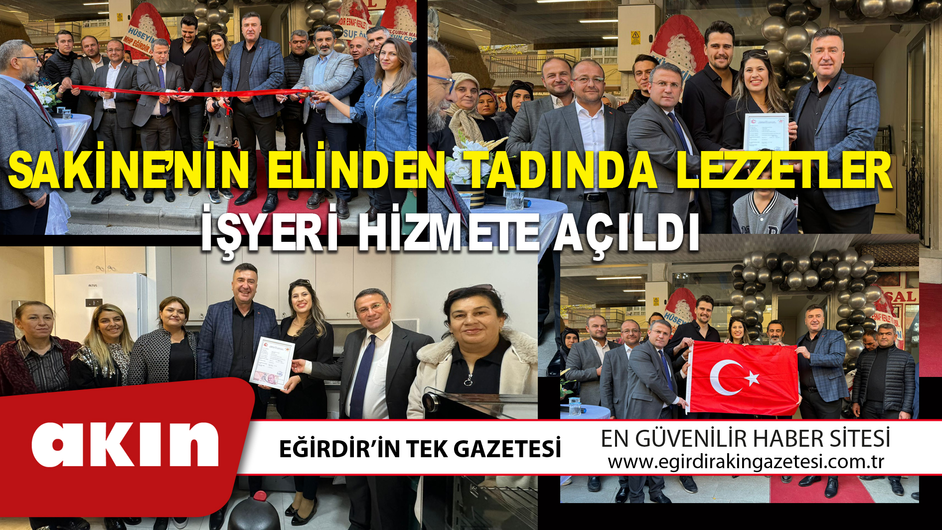 SAKİNE’NİN ELİNDEN TADINDA LEZZETLER İŞYERİ HİZMETE AÇILDI